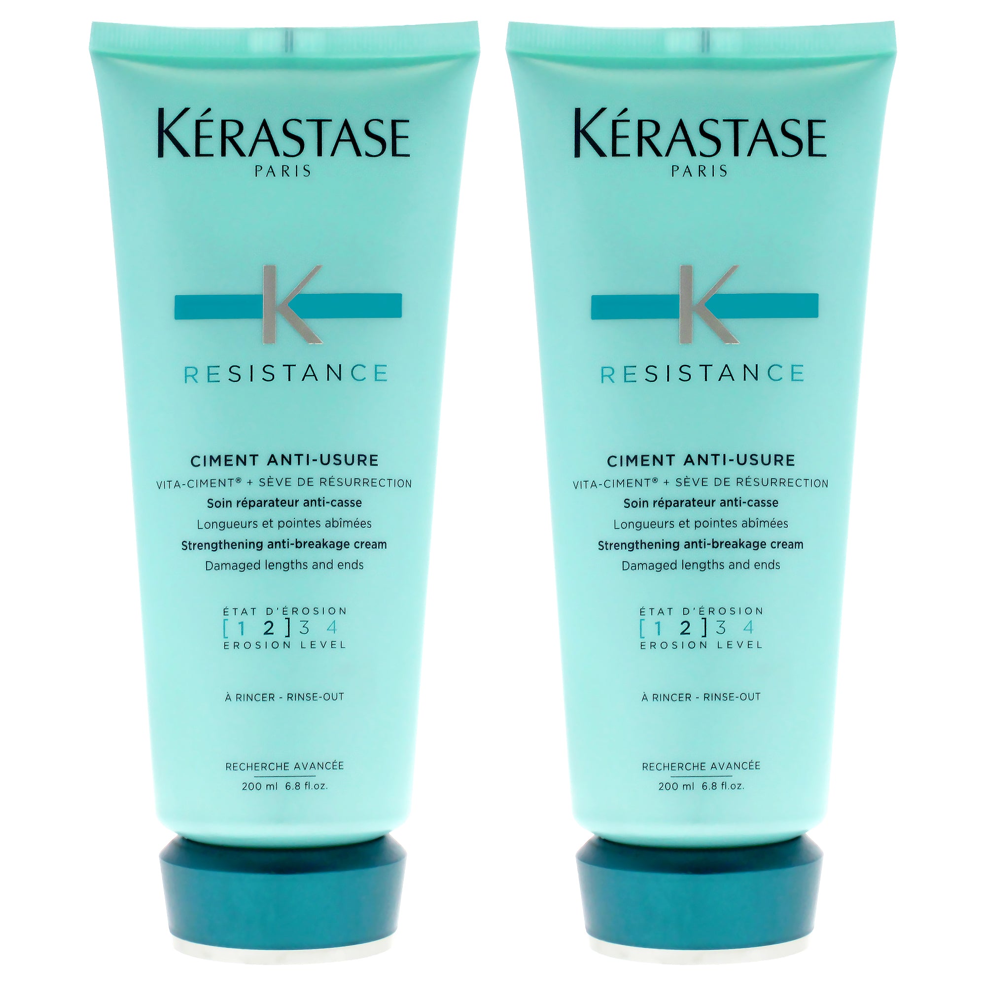 Resistance Ciment Anti-Usure Conditioner by Kerastase for Unisex - 6.8 oz Conditioner - Pack of 2