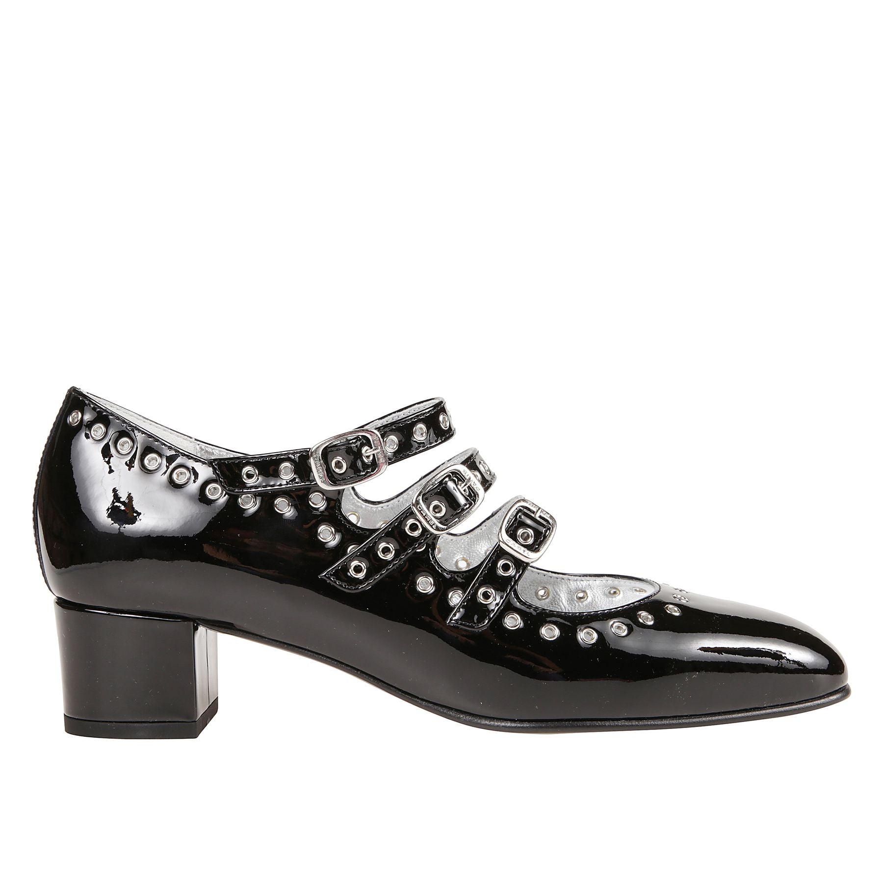 Nappa leather-black patent leather