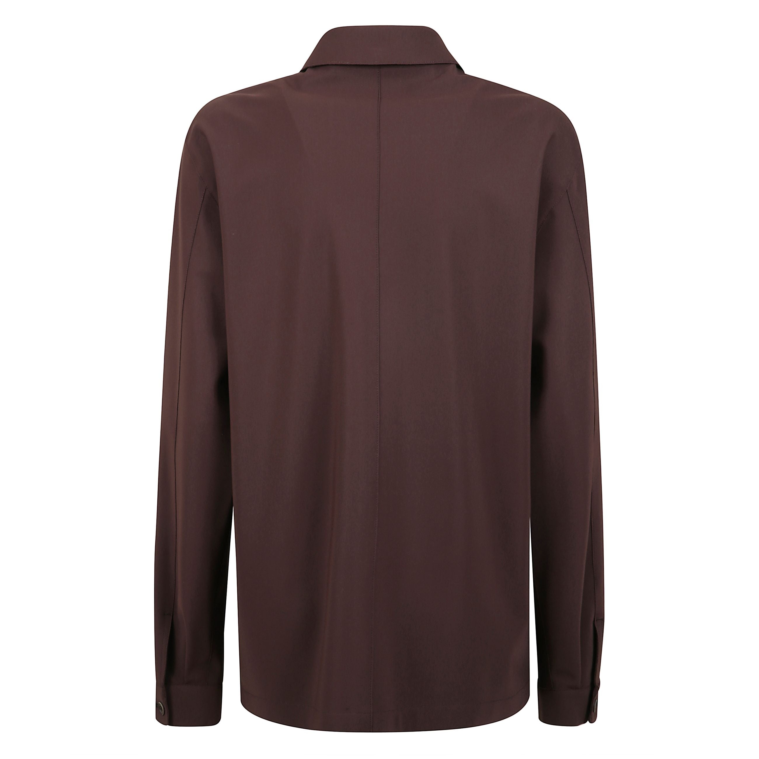 Overshirt in neoprene, polsini con bottone logato, tessuto idrorepellente e antivento, chiusura con bottoni logati.
tasche laterali a toppa, tasca superiore applicata e vestibilitÃ  regolare