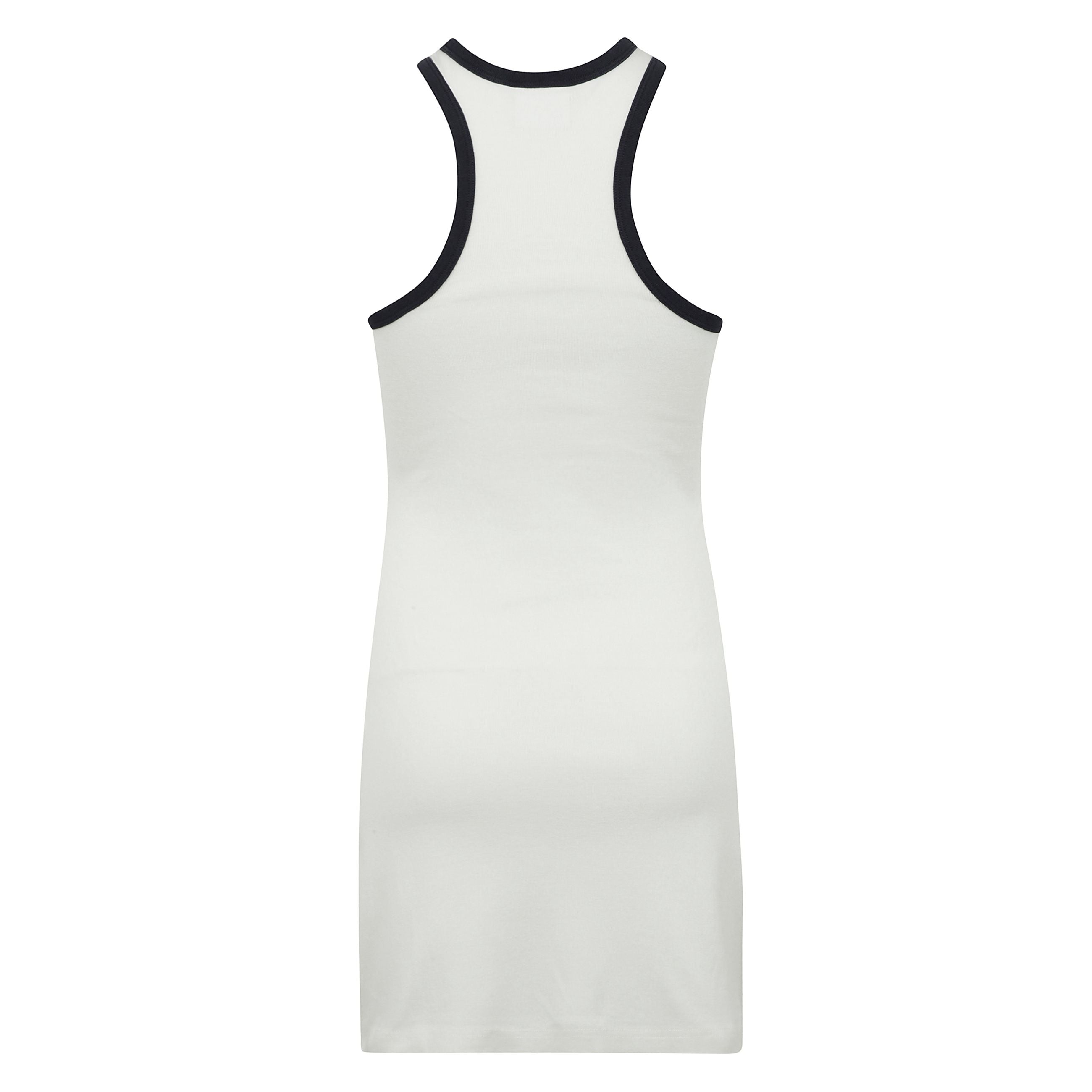 Abito corto in jersey con scollo olimpionico