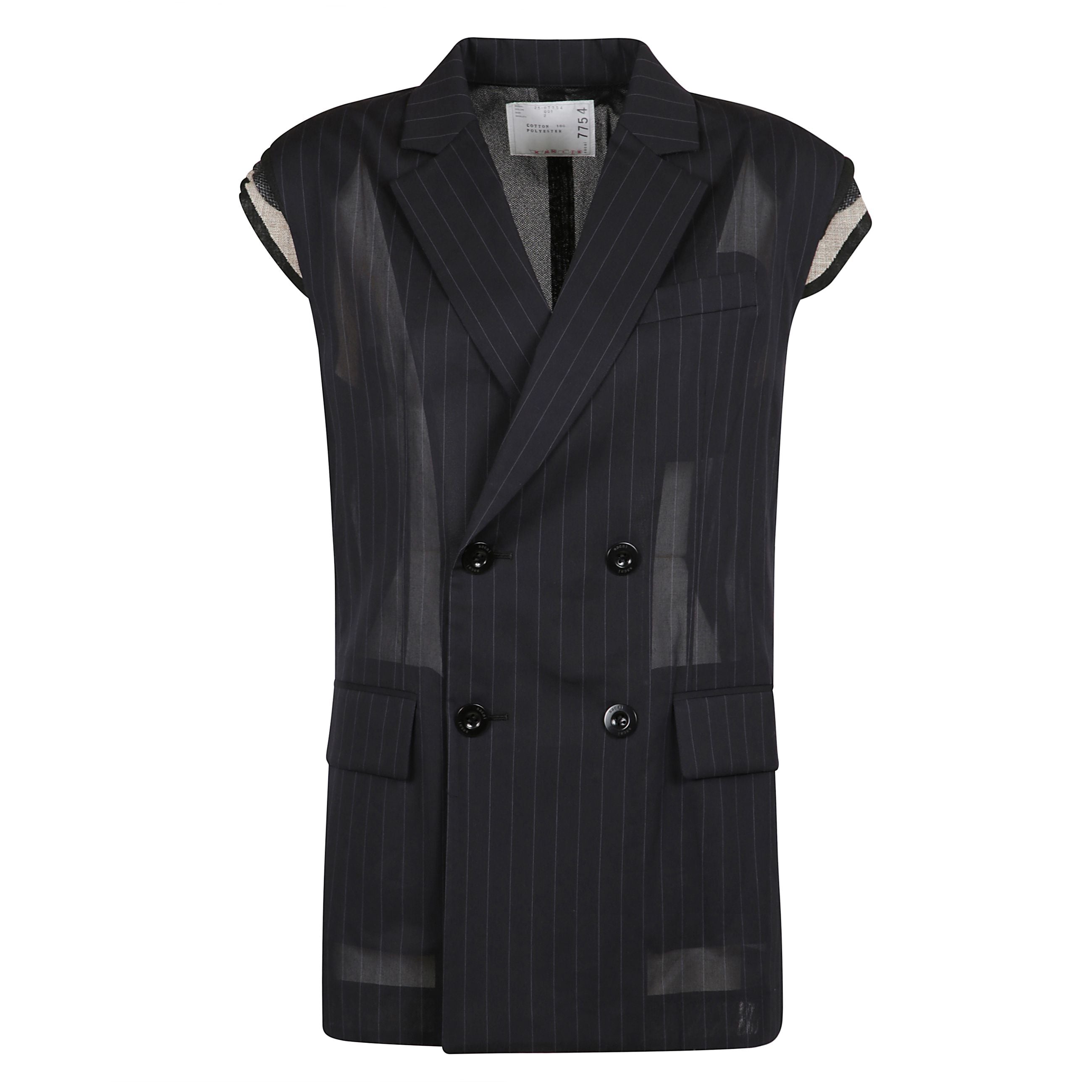 High twist voile vest