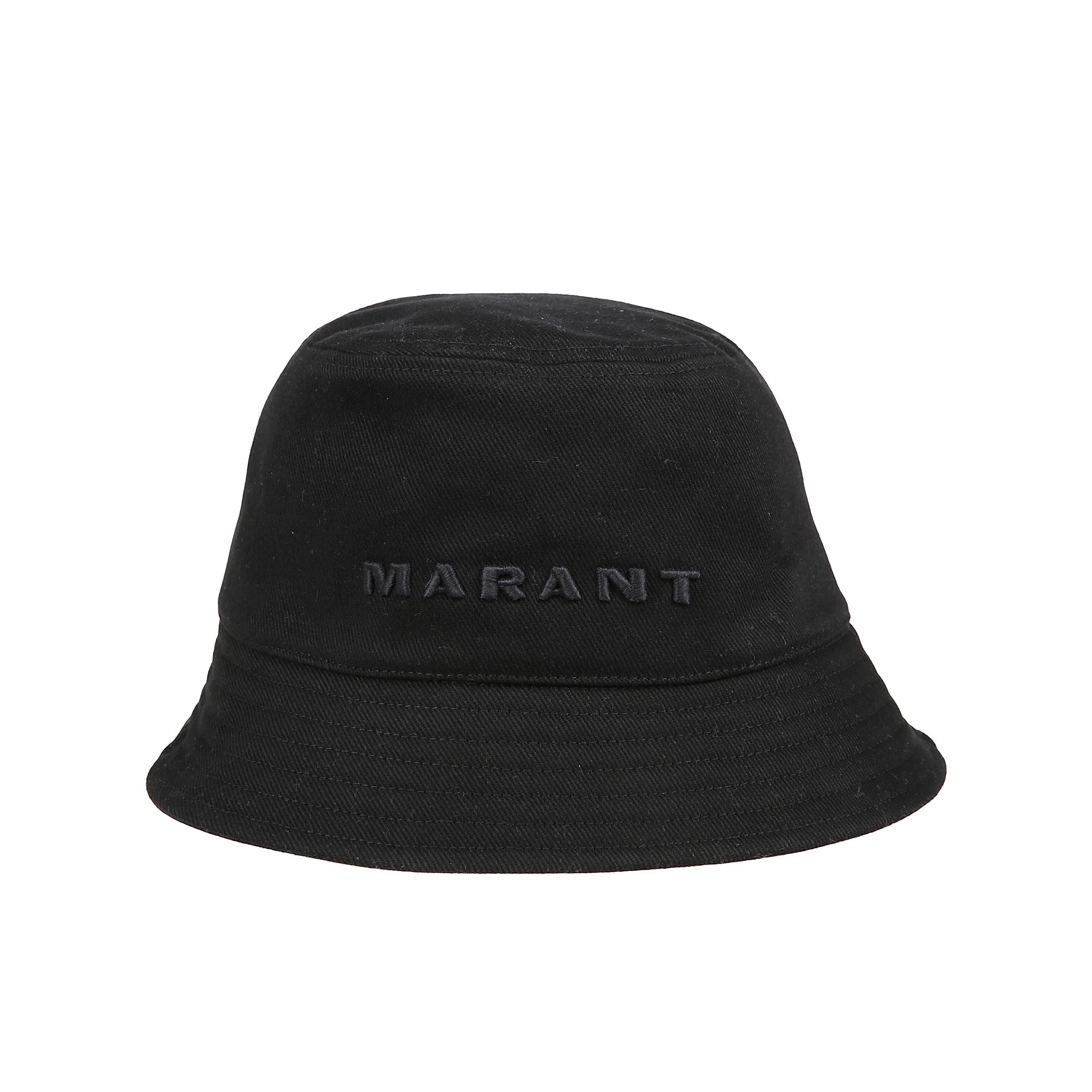 Cappello alla pescatora in tela di cotone con logo â€œmarantâ€ ricamato con interno foderato.