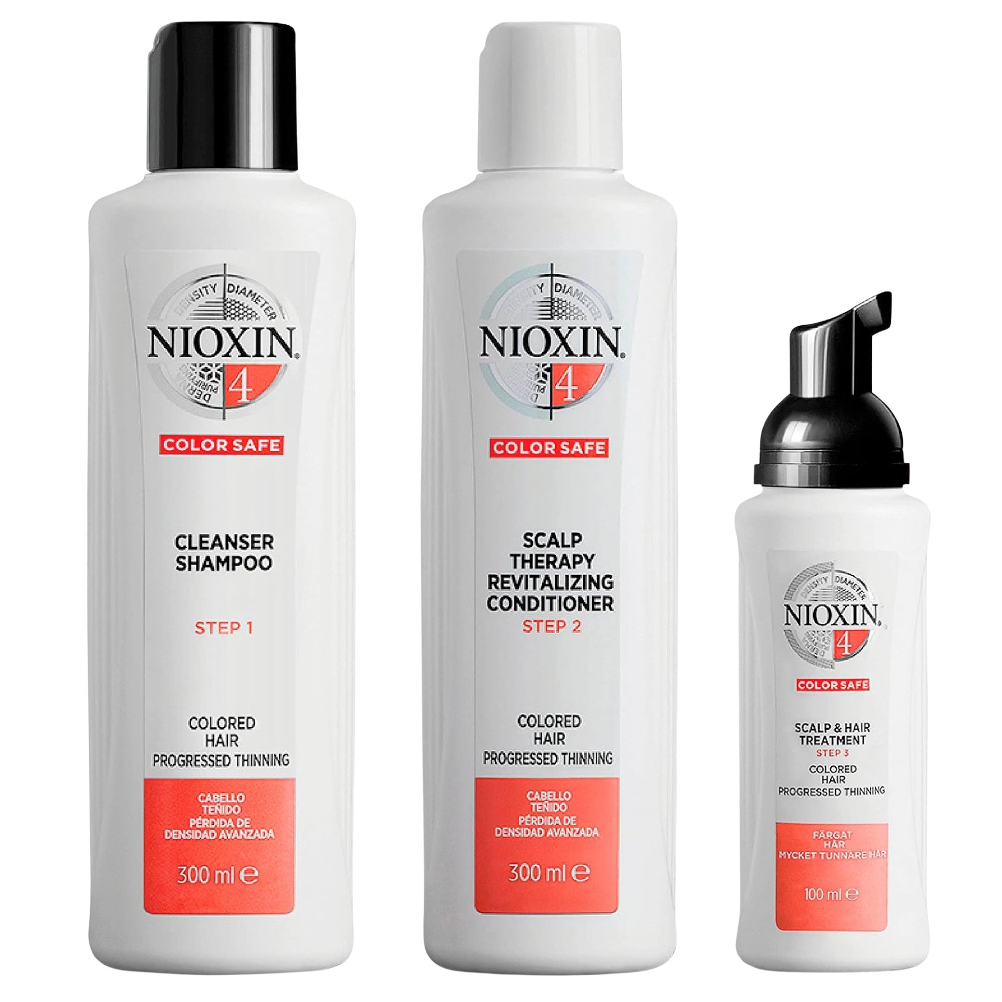 System Kit 4 For Colored Hair With Progressed Thinning