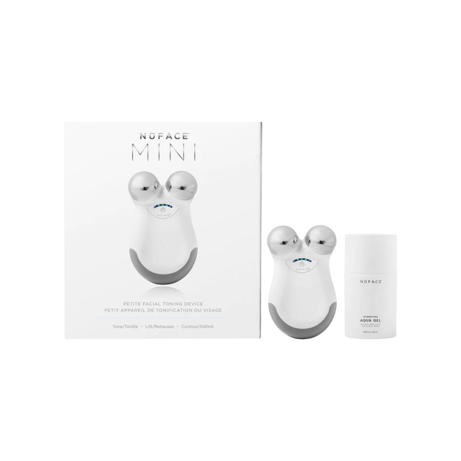 NuFACE Trinity Pro Advanced Facial Toning Device (Includes: Facial Trainer Attachment, Nuface Aqua Gel 1.69oz, User Manual, Quick Start Guide, Charging Cradle + Power Adapter)