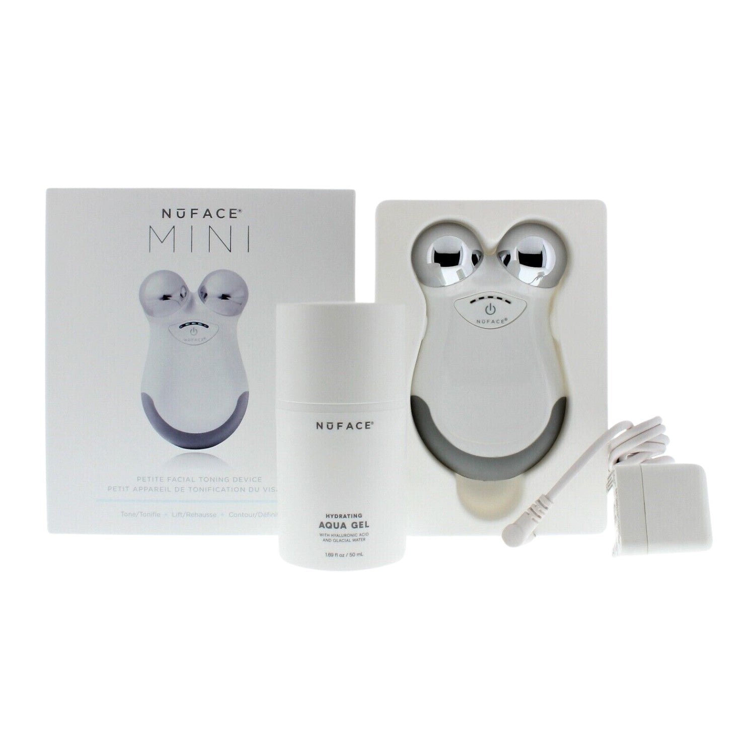 NuFACE Mini Facial Toning Device (Includes Aqua Gel 1.69oz/50ml)