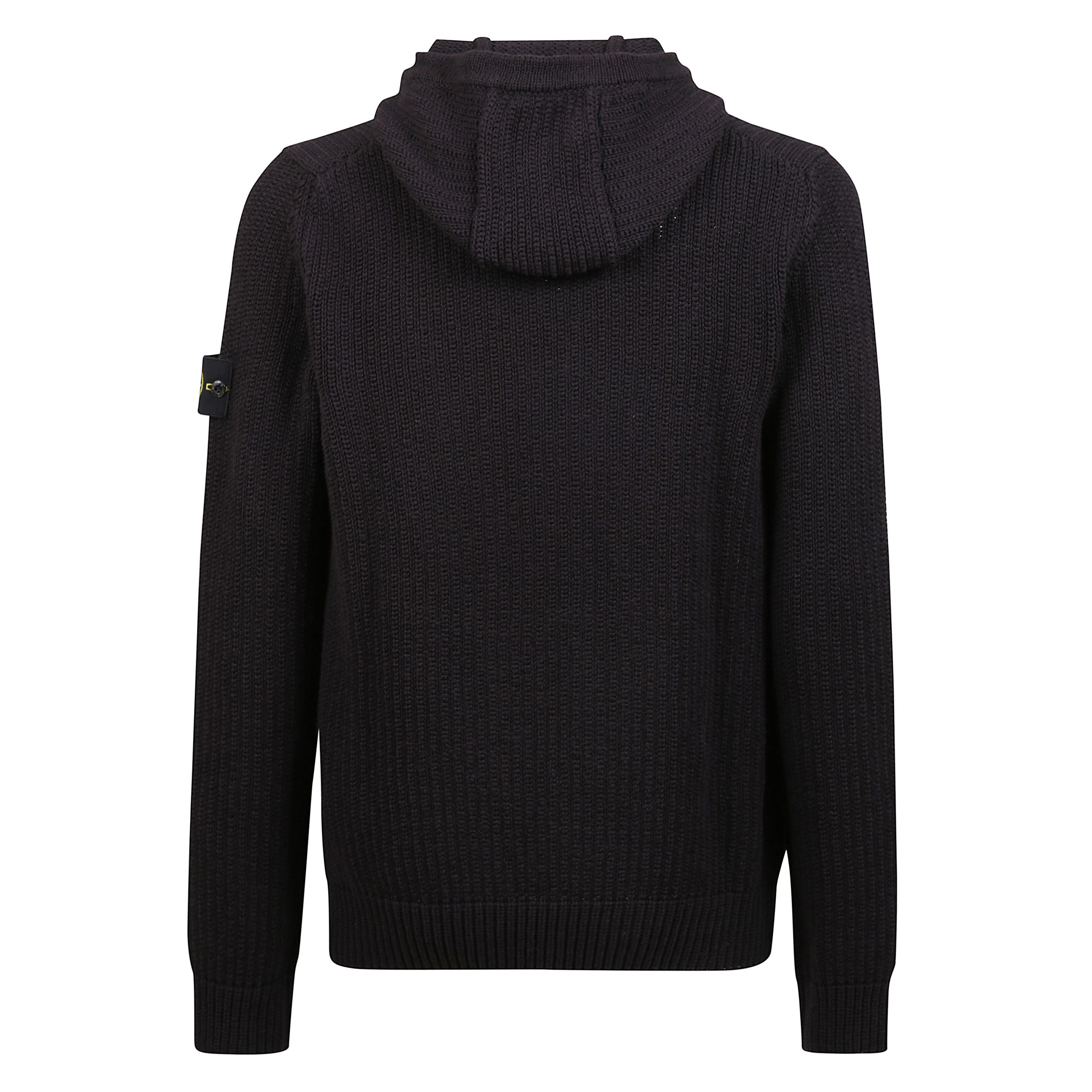 Maglia in stile felpa con cappuccio con logo staccabile