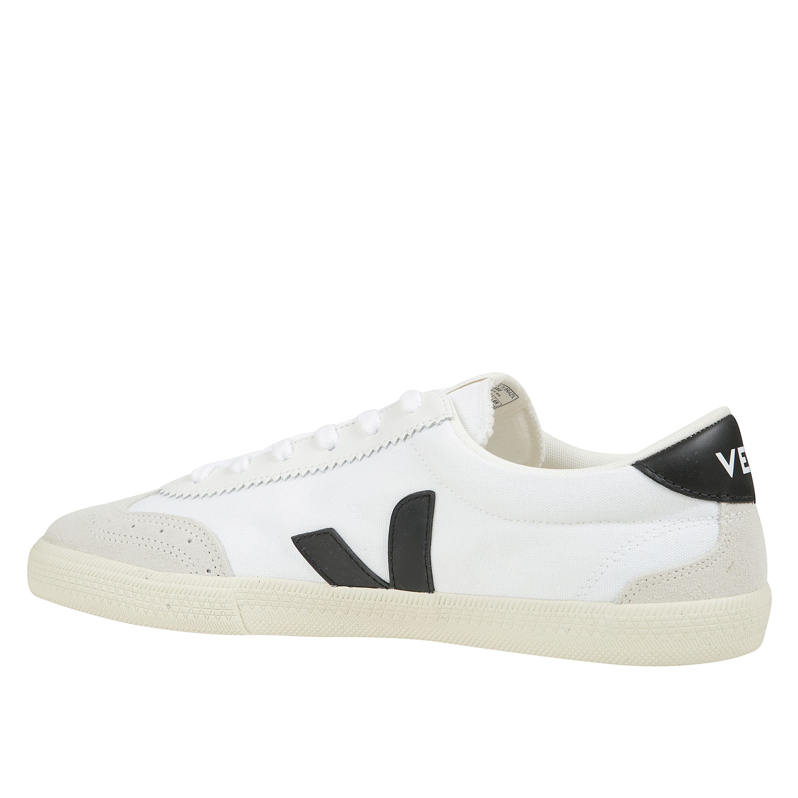 Scarpe da tennis realizzate in pelle scamosciata e tessuto con toppa con logo sulla linguetta e sul lato