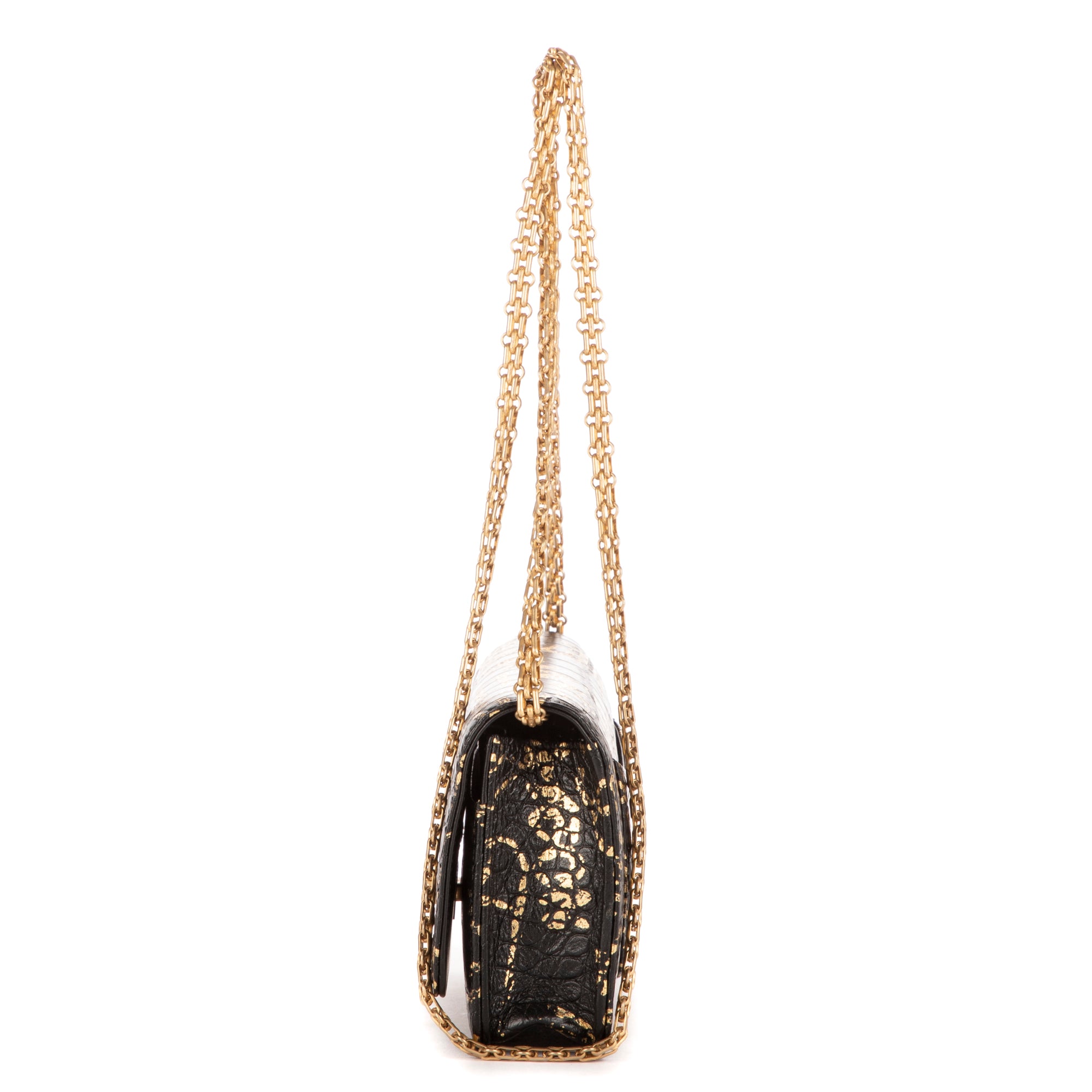 2.55 Graffiti Crocodile Reissue Wallet On Chain 