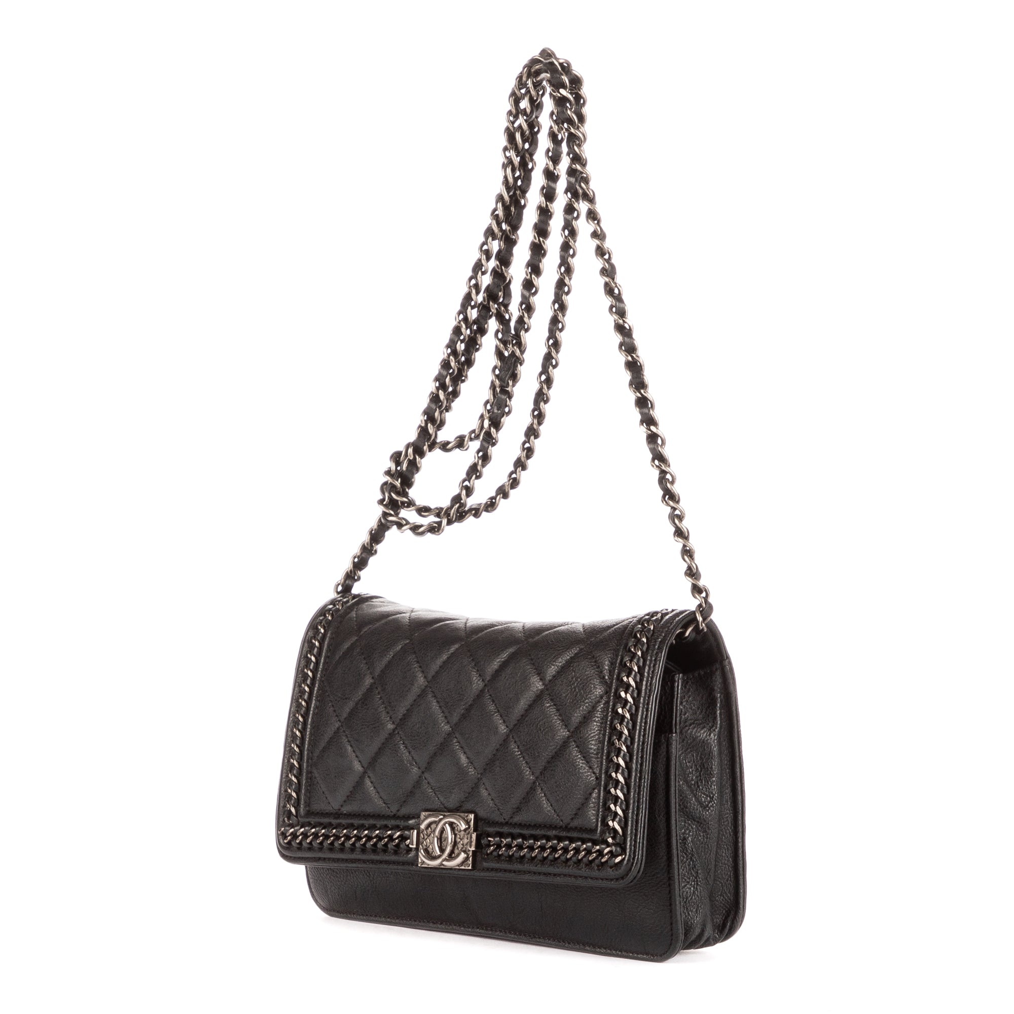 Chain Around Boy Wallet on Chain 