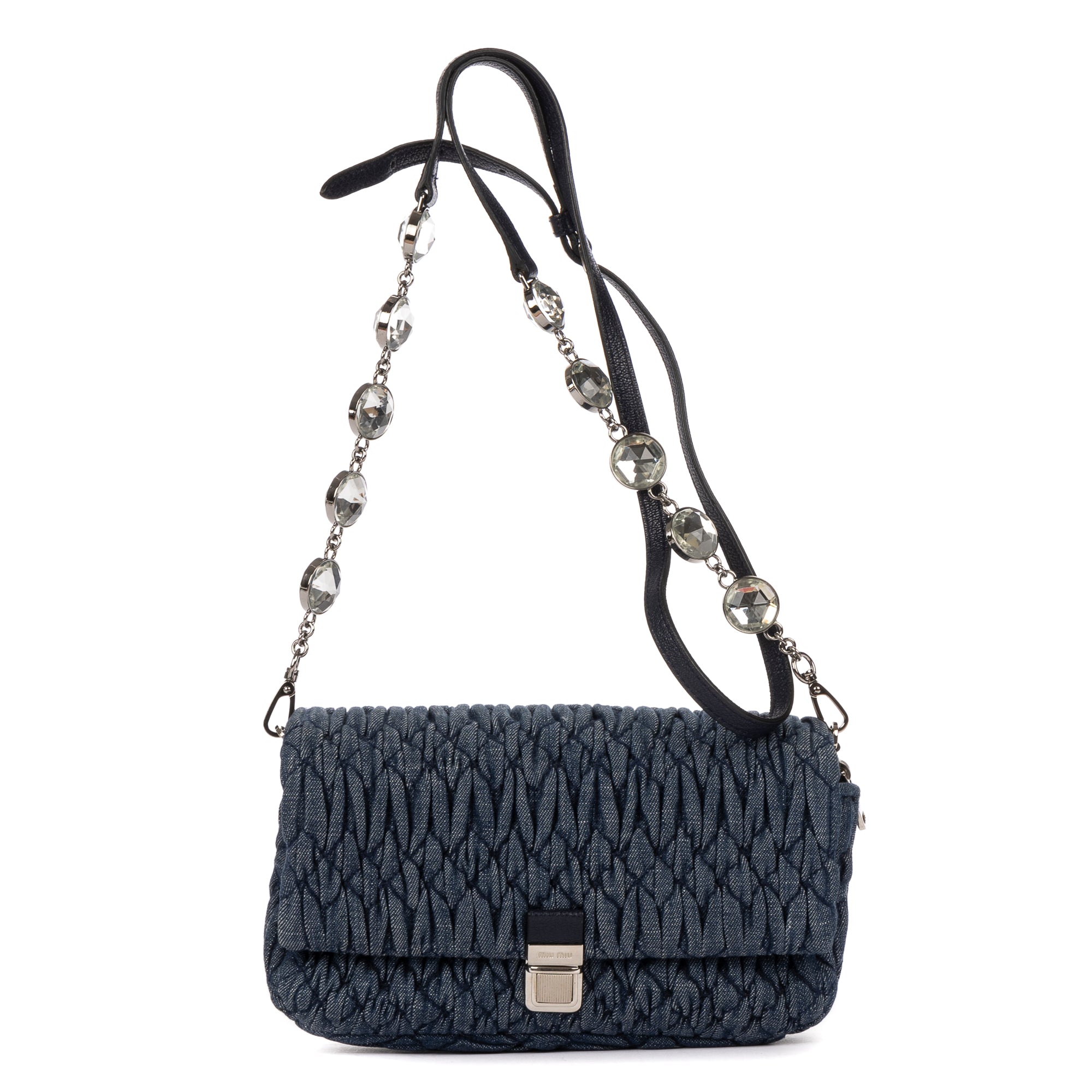 Denim Crossbody Flap 