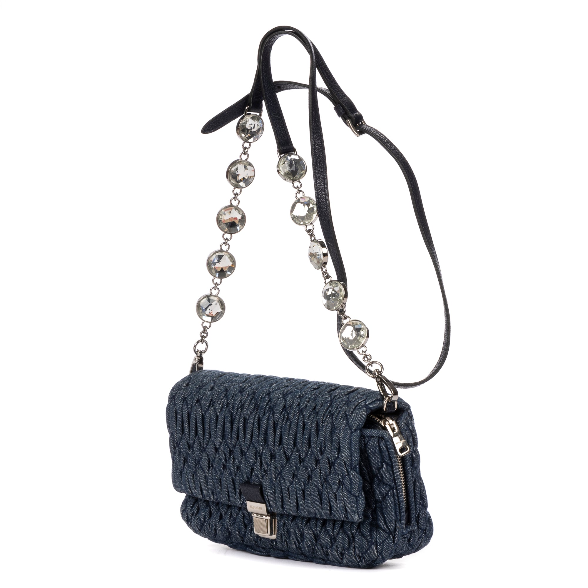 Denim Crossbody Flap 