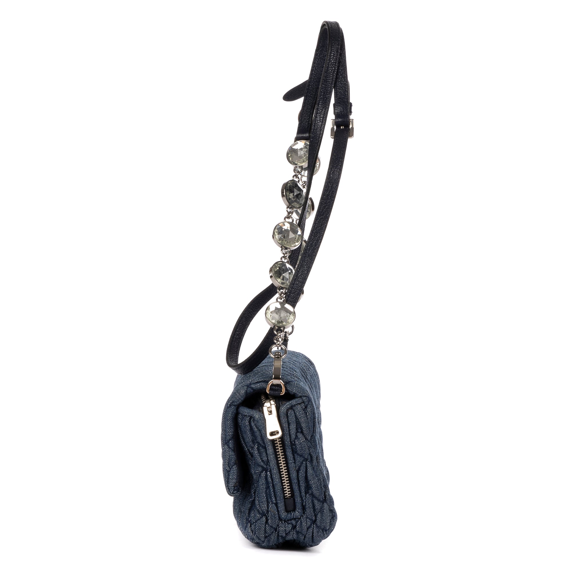 Denim Crossbody Flap 