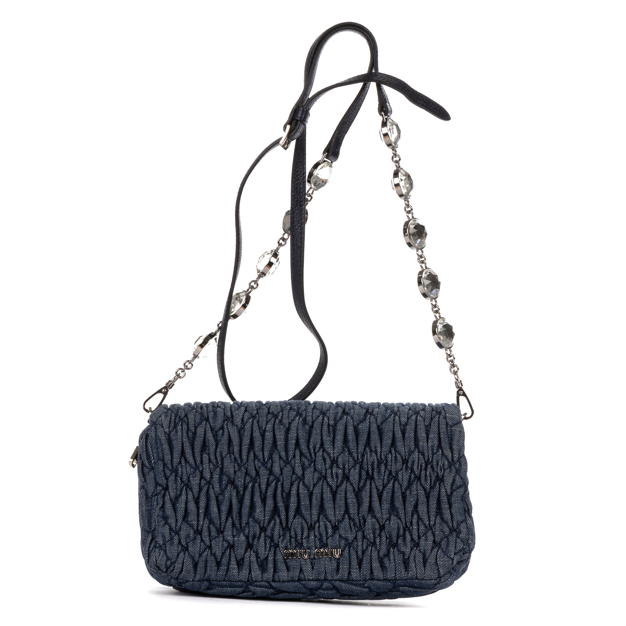 Denim Crossbody Flap 