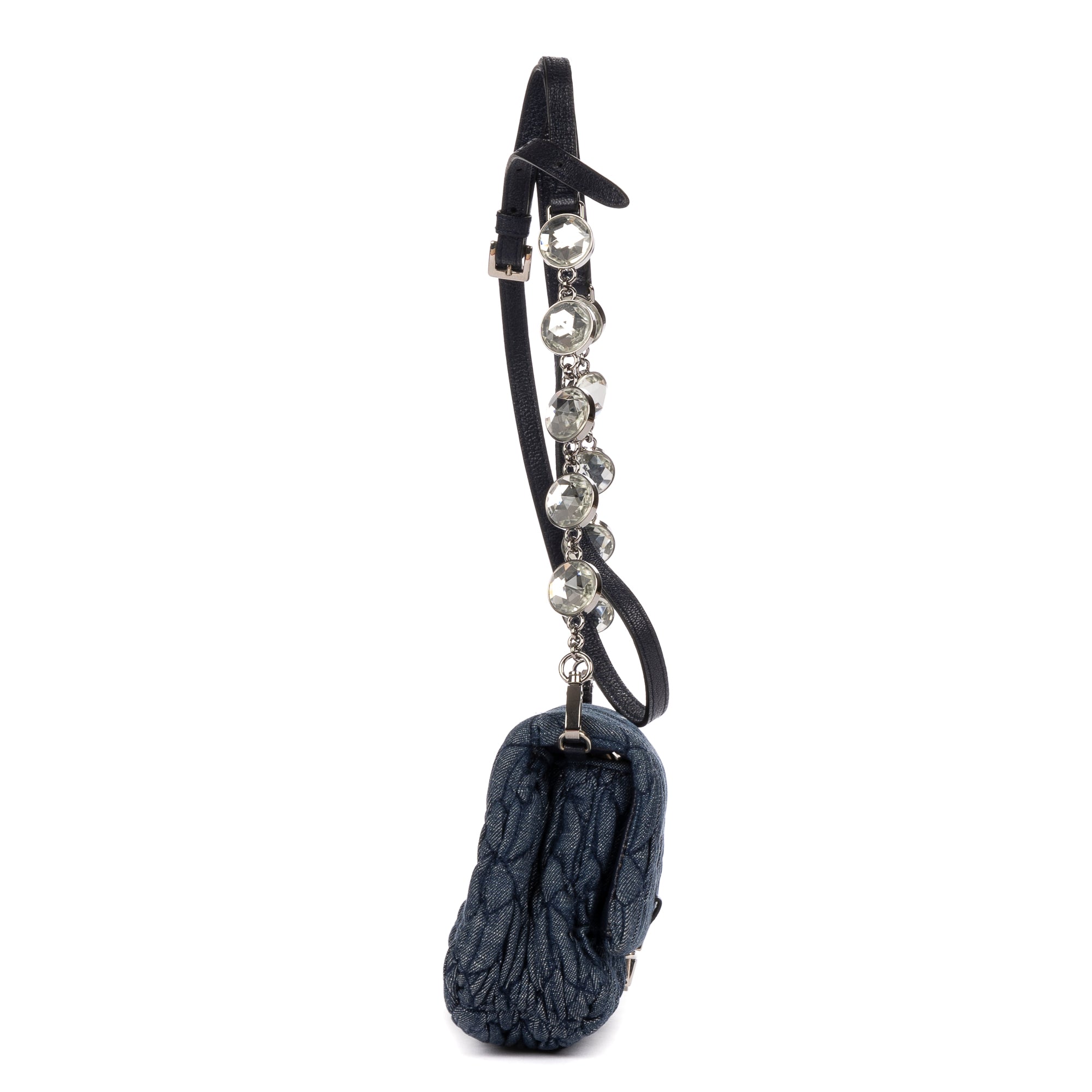 Denim Crossbody Flap 