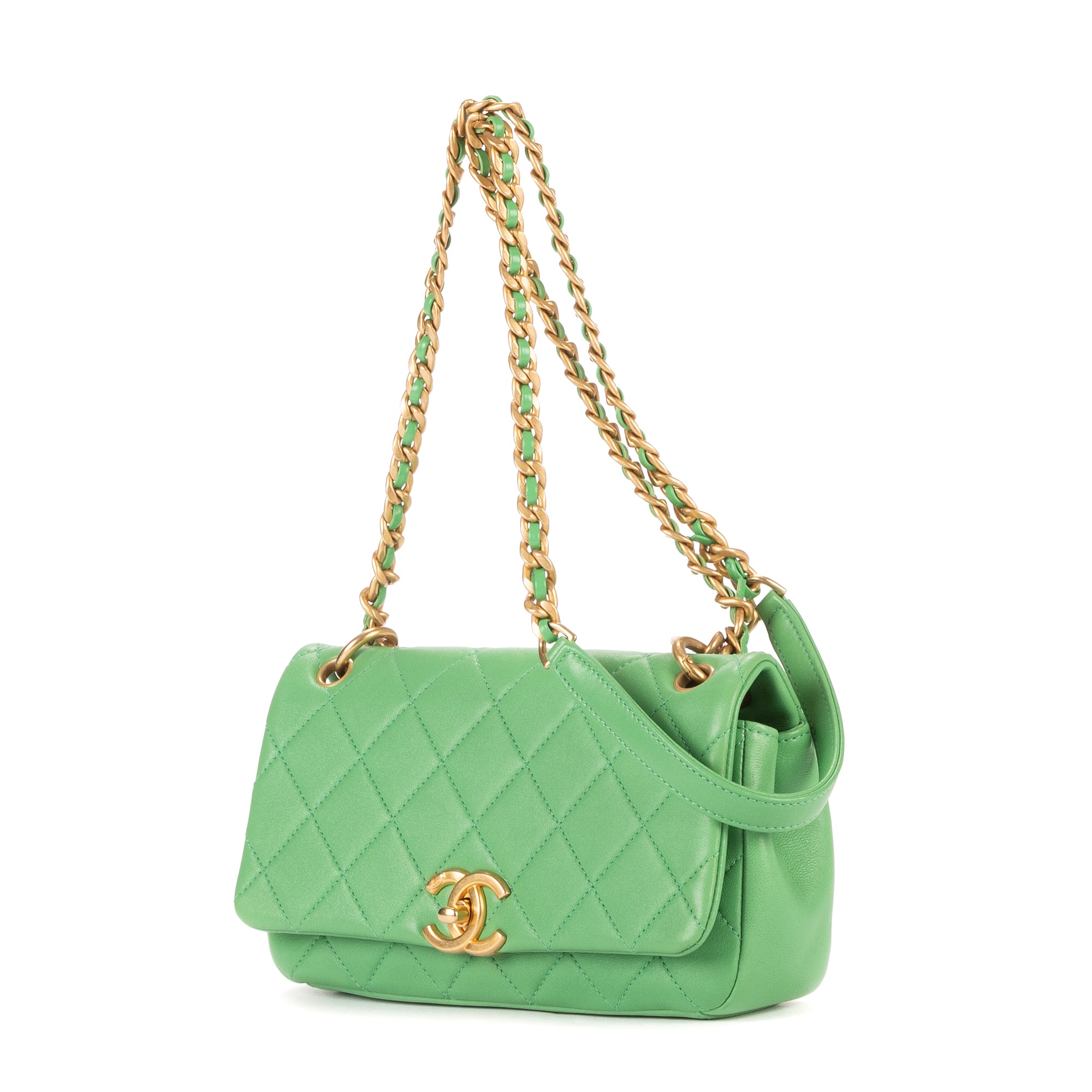 Top Handle Satchel Single Flap 