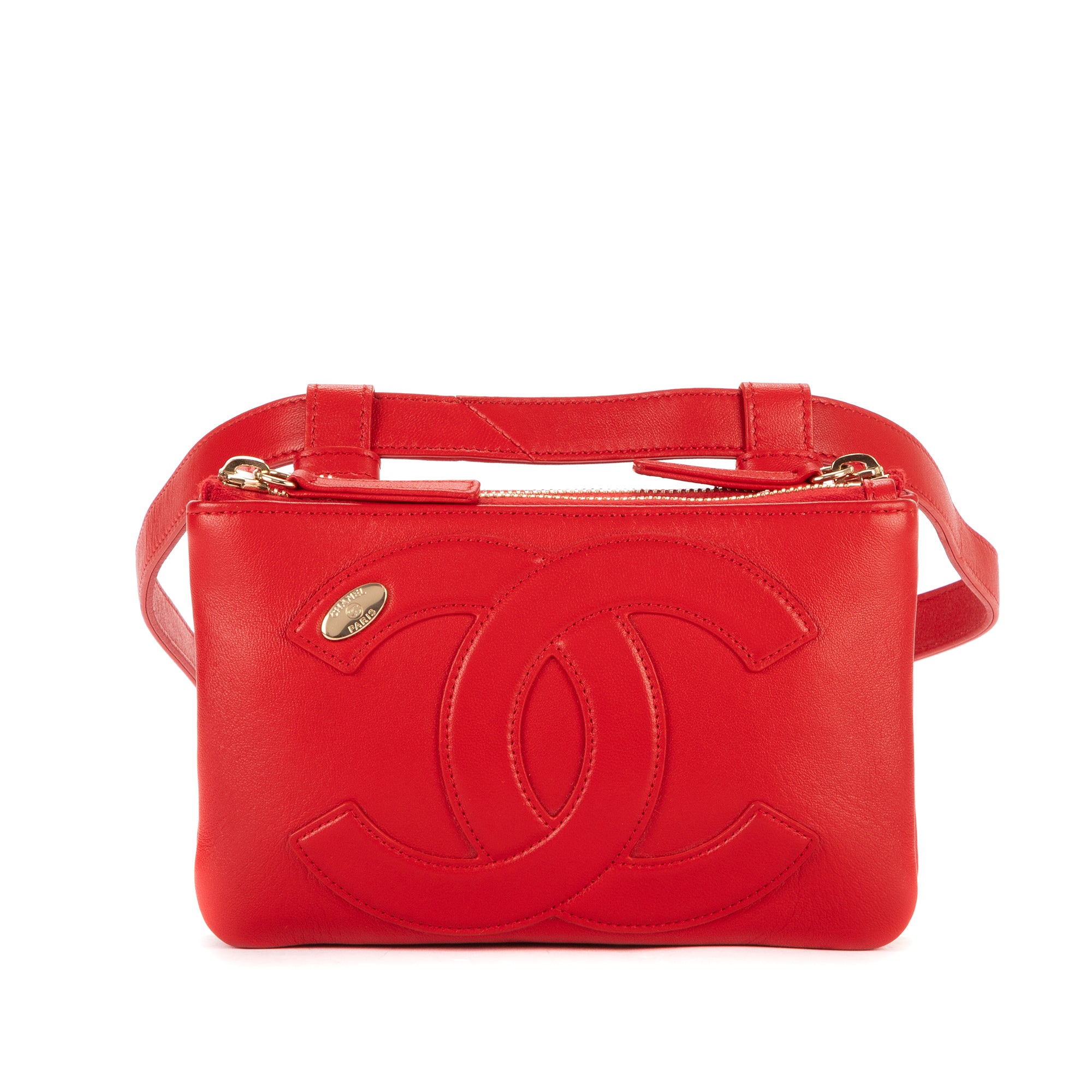 CC Mania Double Zip Wrist Pouch 