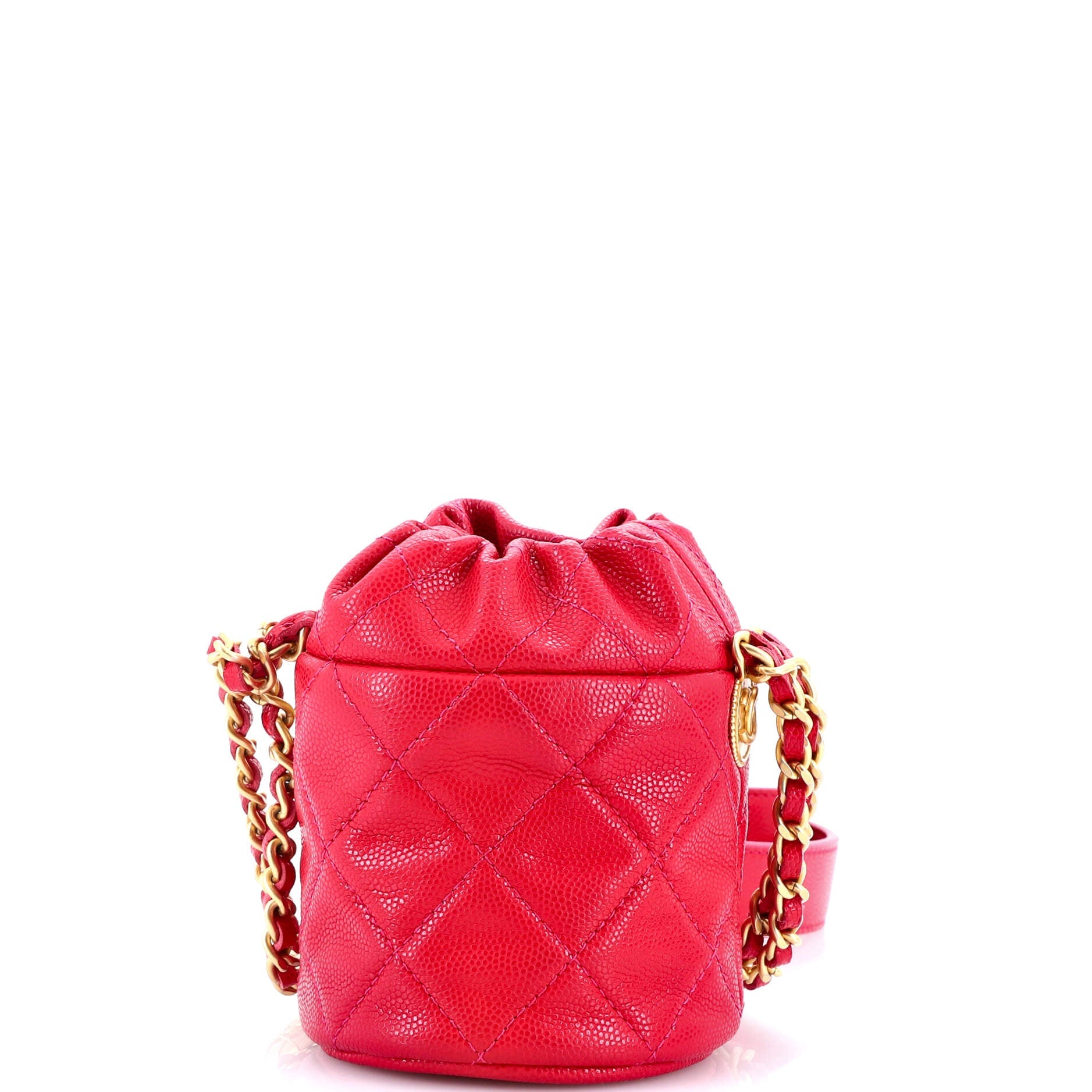 Twist Your Buttons Drawstring Bucket Mini