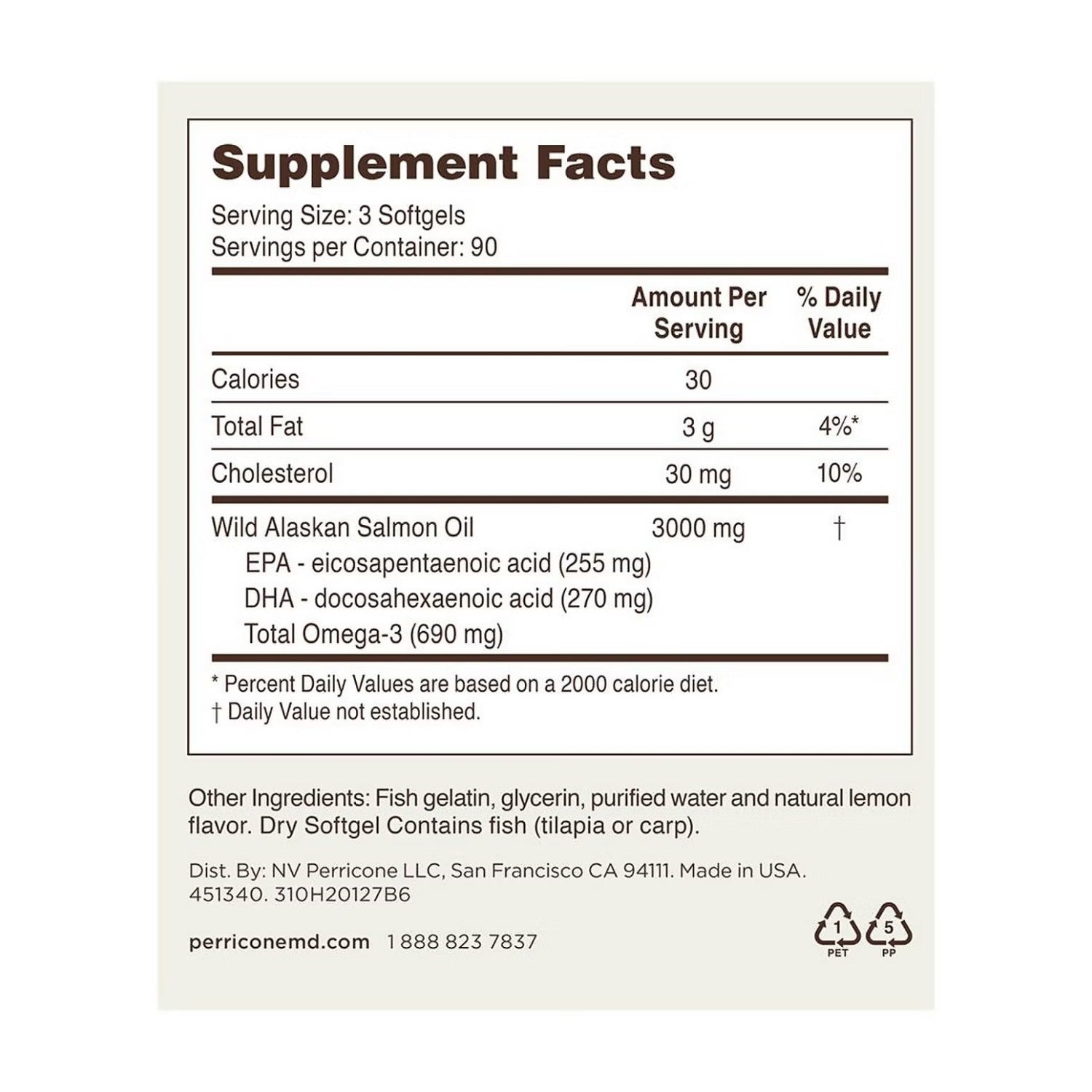 Omega 3 Supplements - 90 Day