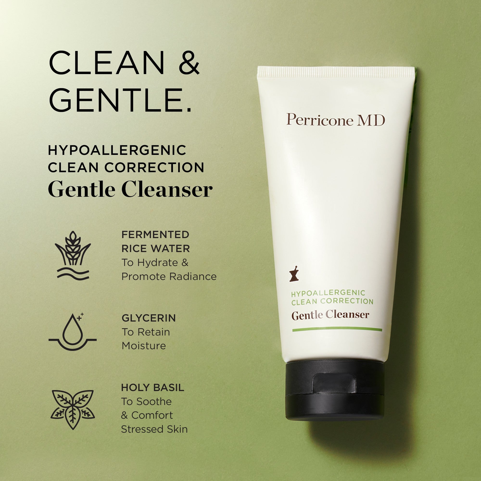 Hypoallergenic Clean Correction Gentle Cleanser