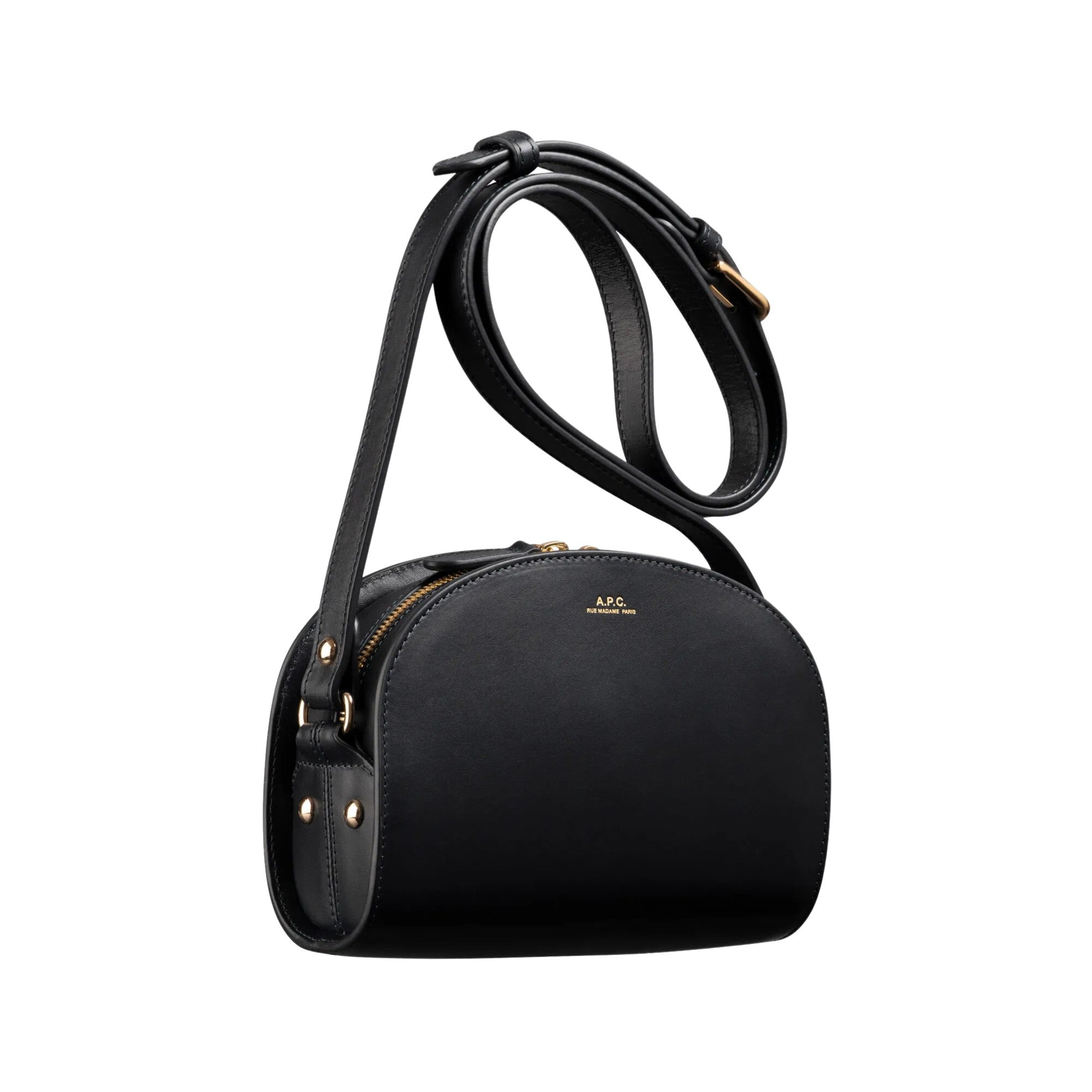 A.p.c Sac Demi Lune Mini Noir Womens Style : Pxawv-f61392 Lzz