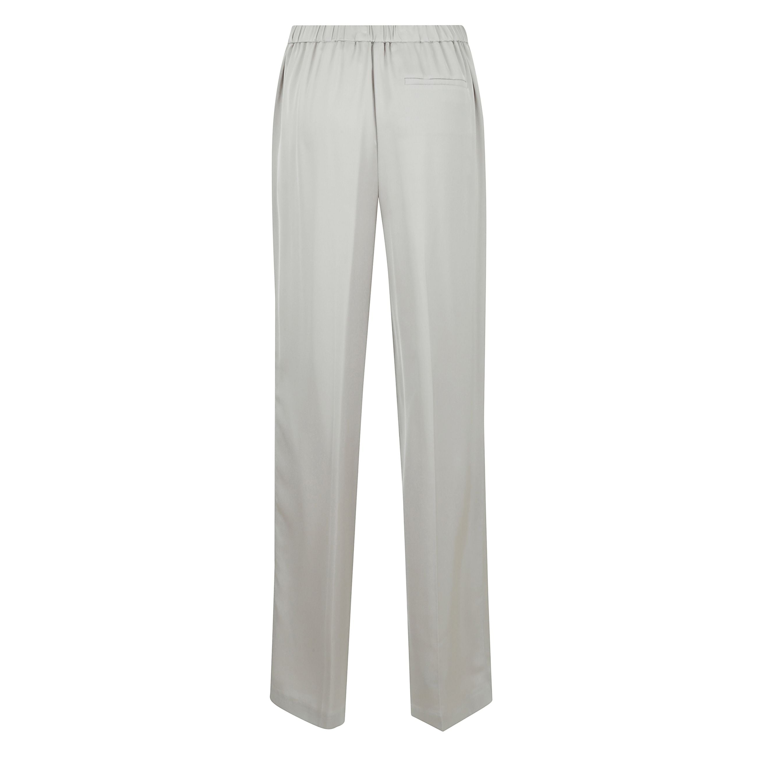 Pantalone a vita alta con due tasche laterali a taglio