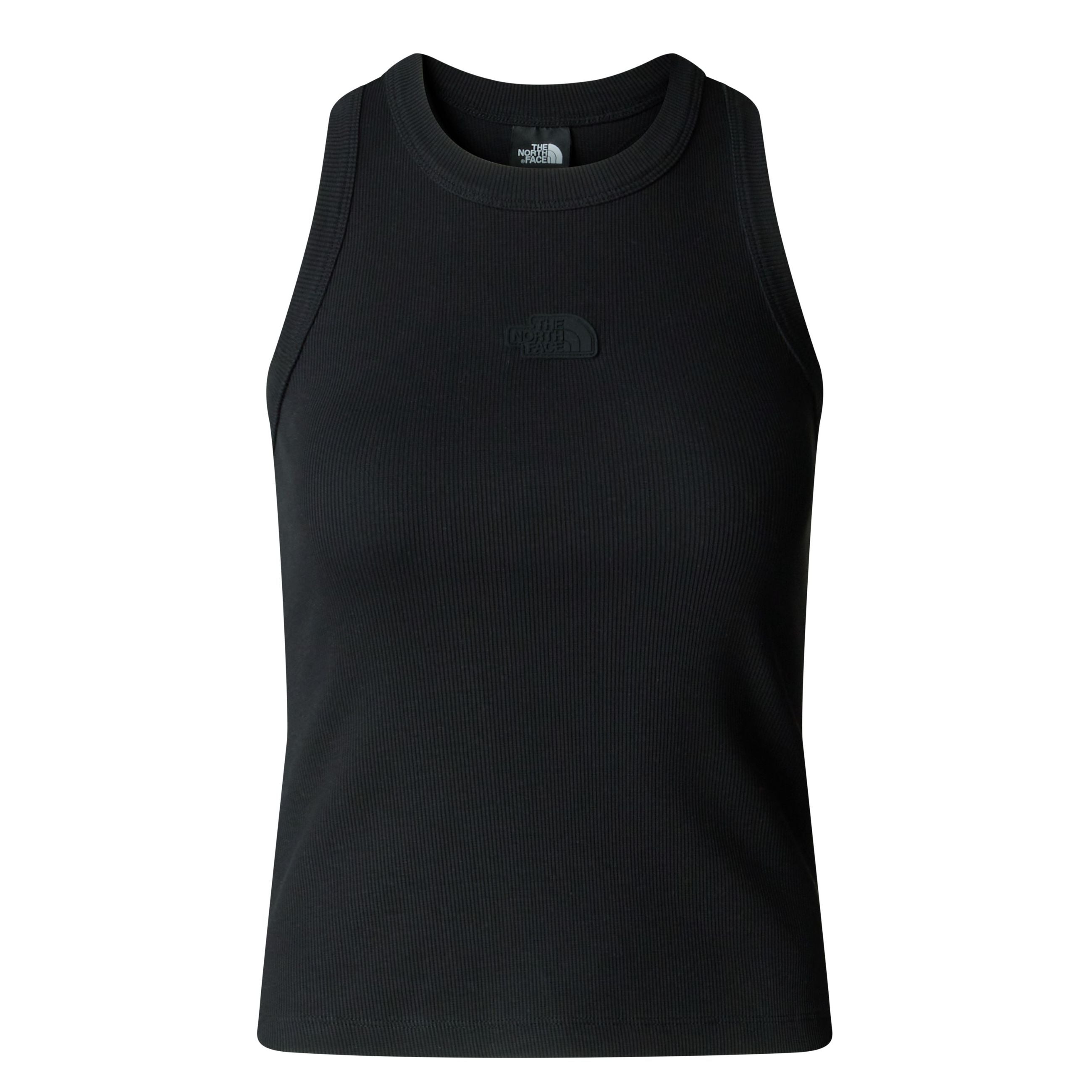 The north face top a costine con logo ton su ton.