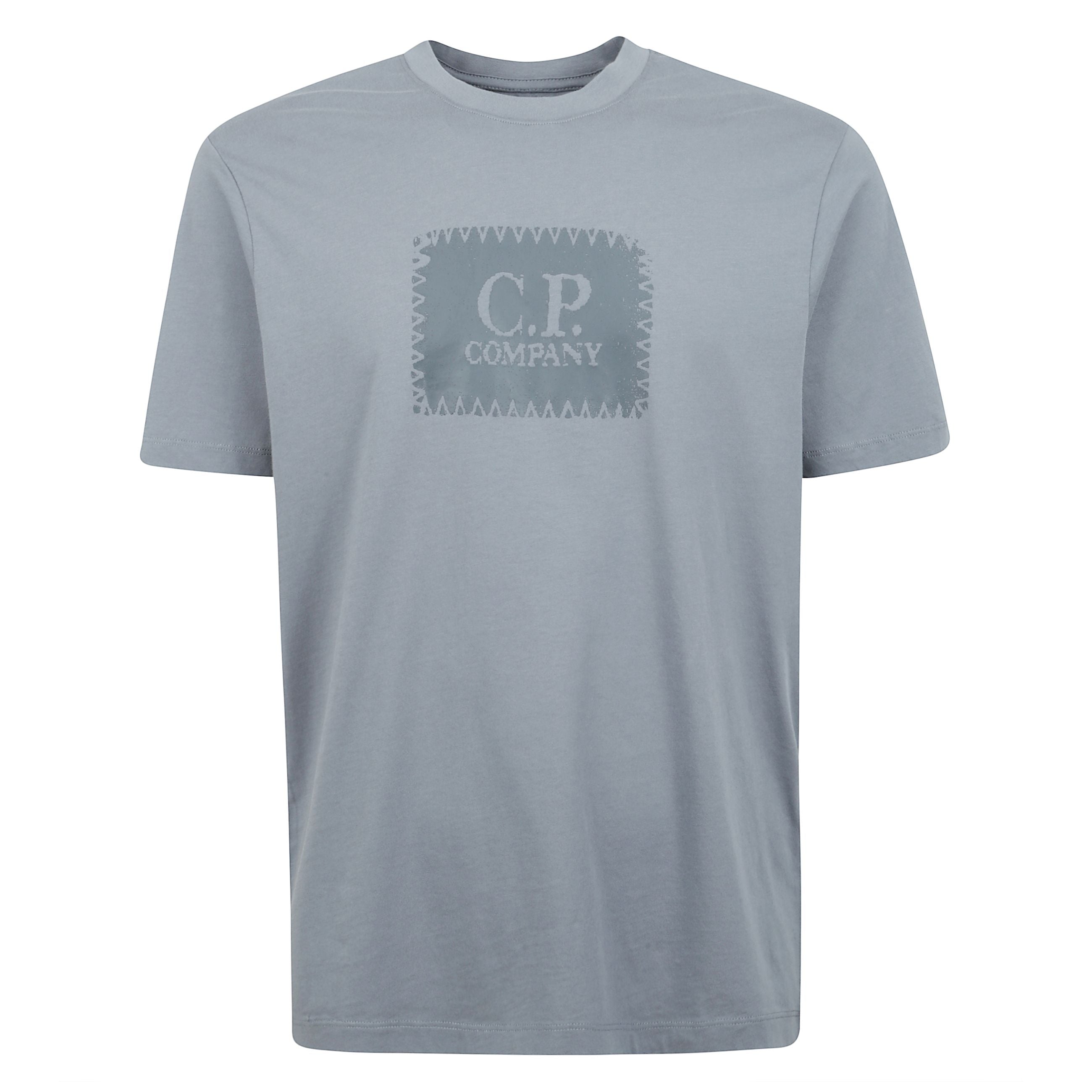 T-shirt realizzata in jersey di cotone 30/1. regular fit. girocollo a costine. logo stampato sul petto