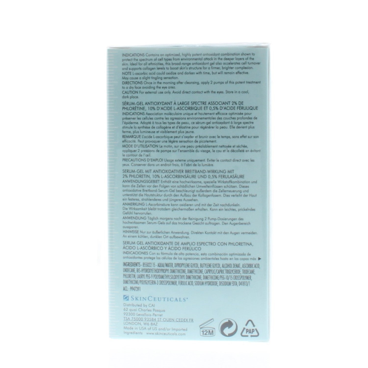 SkinCeuticals Phloretin CF Gel 30ml/1oz
