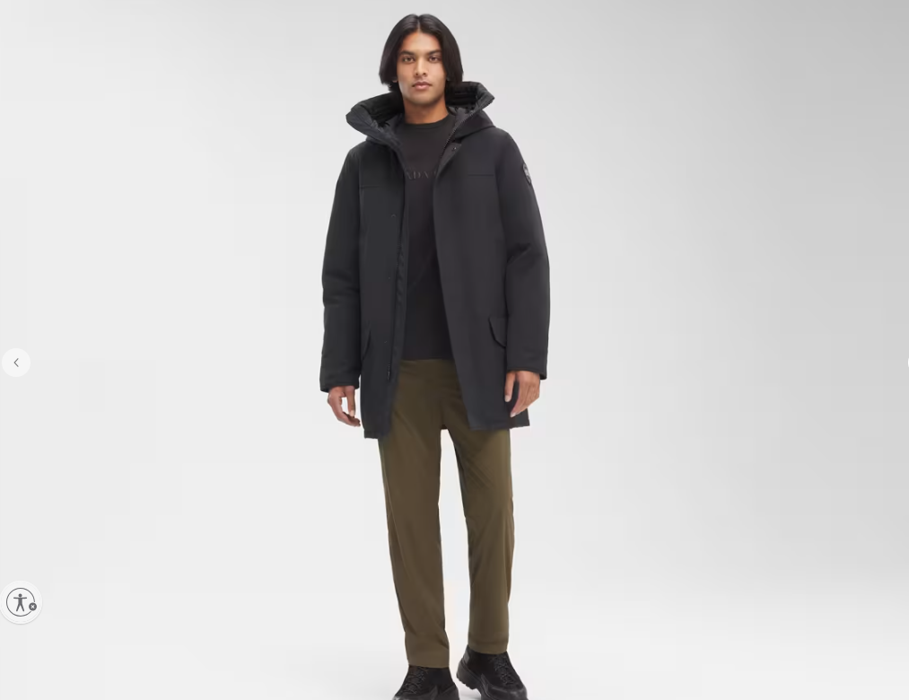 Canada Goose  Langford Parka-black Disc Mens Style : 2052mb