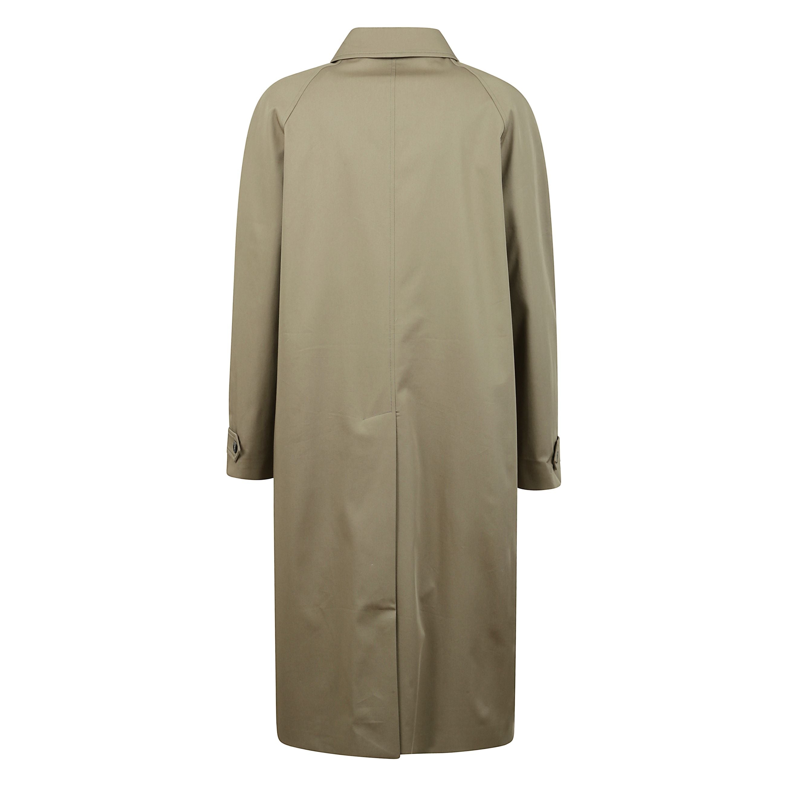 Trench in twill di cotone elasticizzato resistente all'acqua oversize.