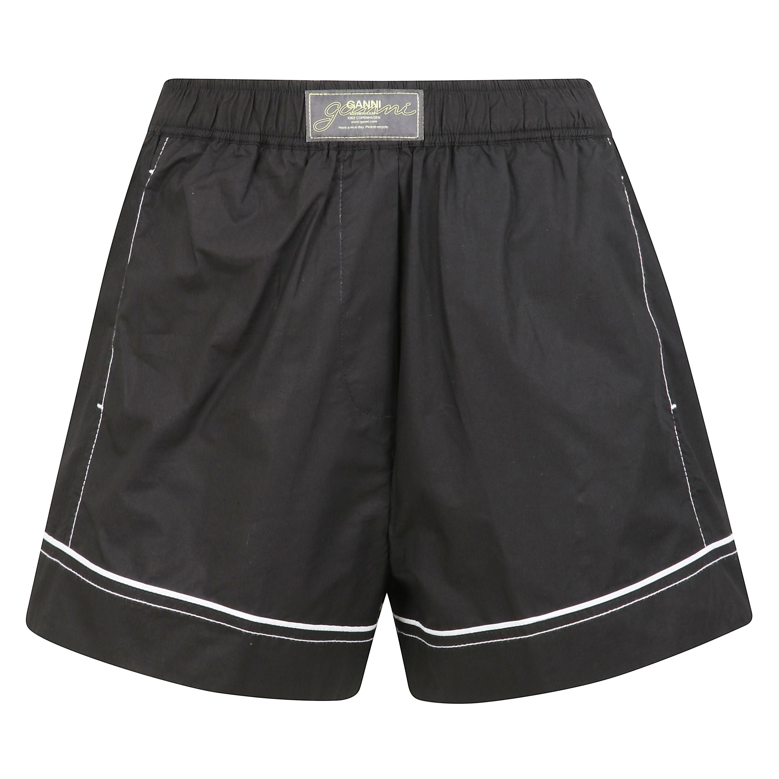 Shorts elasticizzati realizzati in leggero e morbido popeline di cotone con elastico in vita