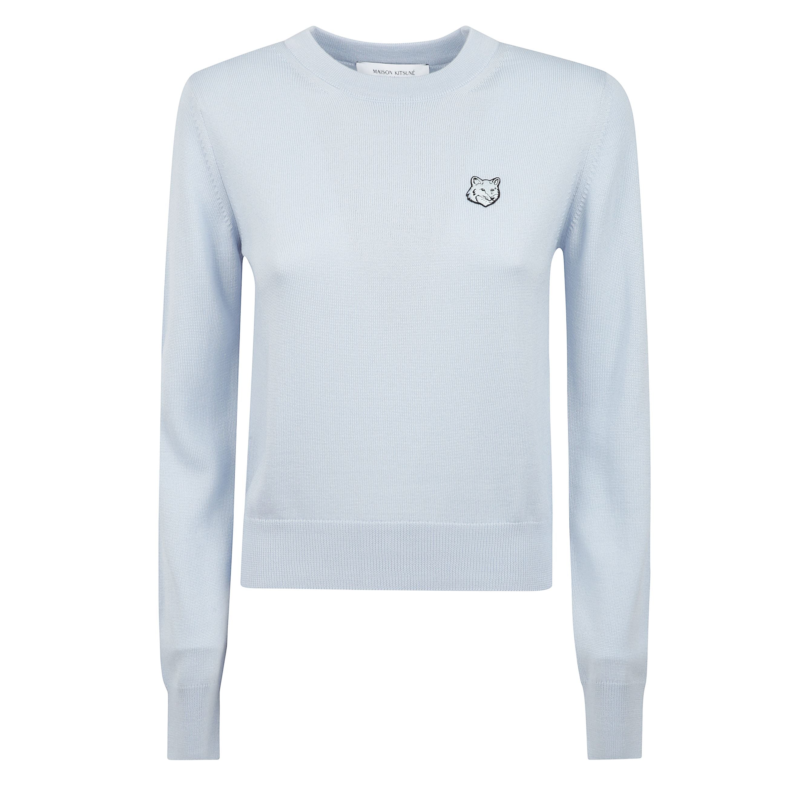 Maglione regular con patch del logo.
