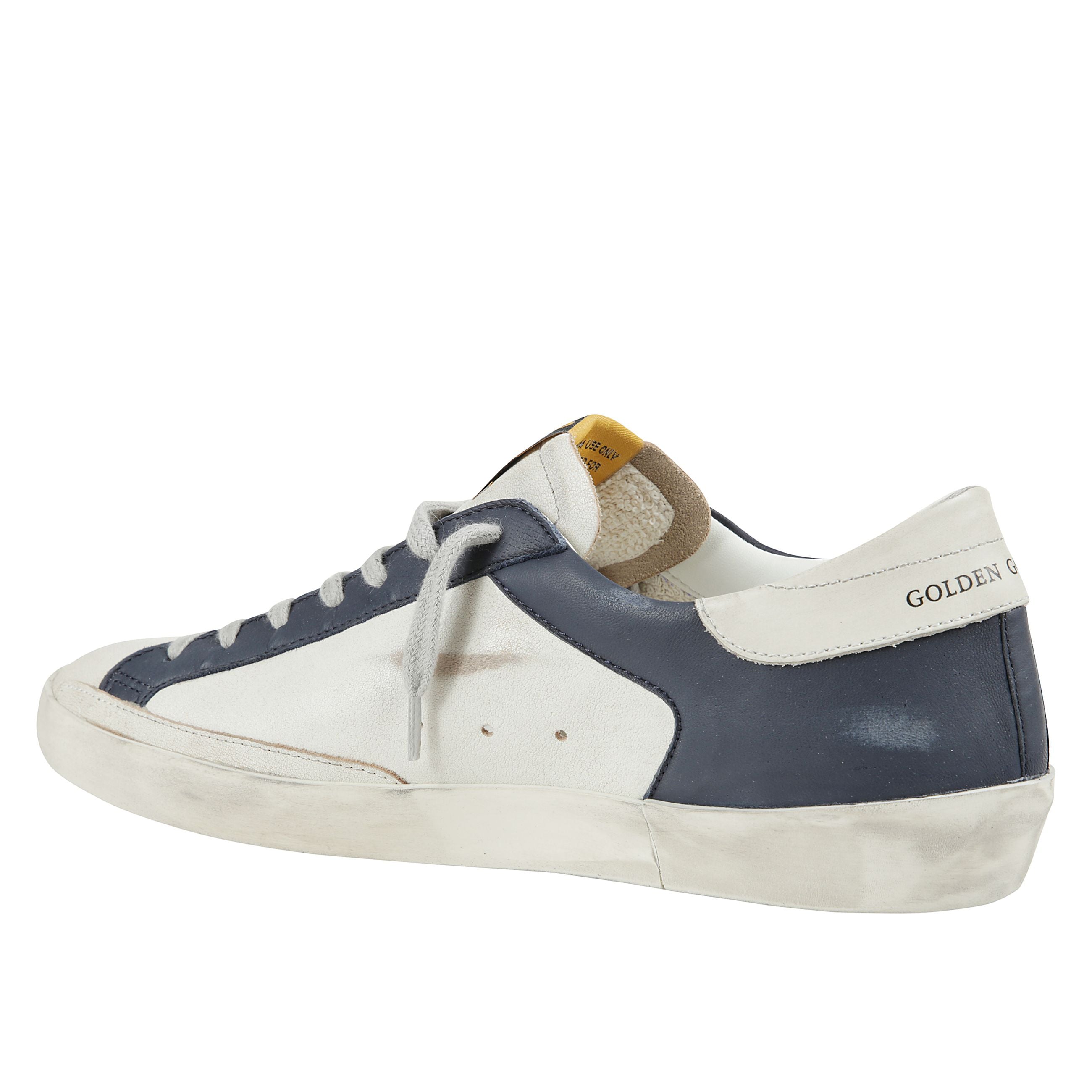 Sneakers super-star in pelle con decorazioni grafiche