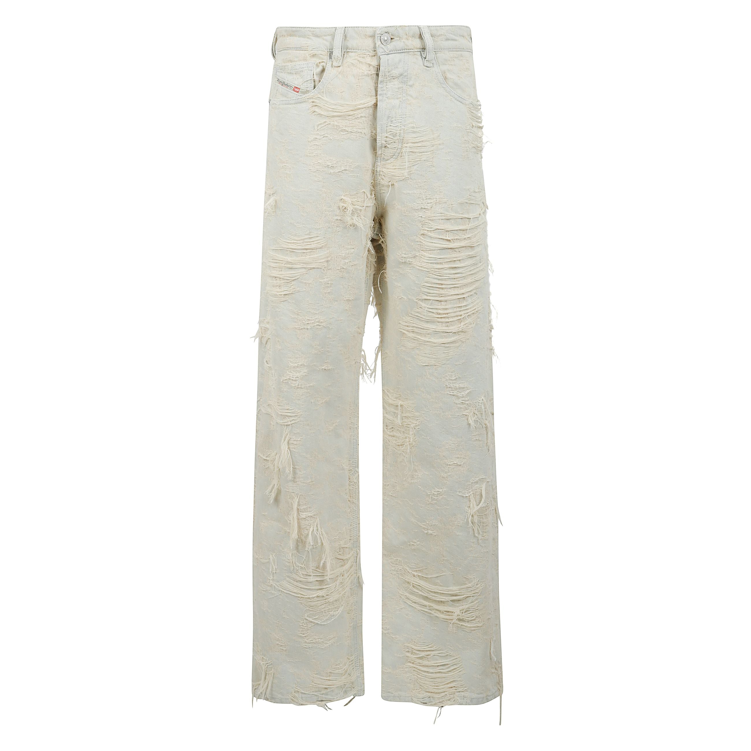 1996 d-sire-fsg pantaloni in denim distressed