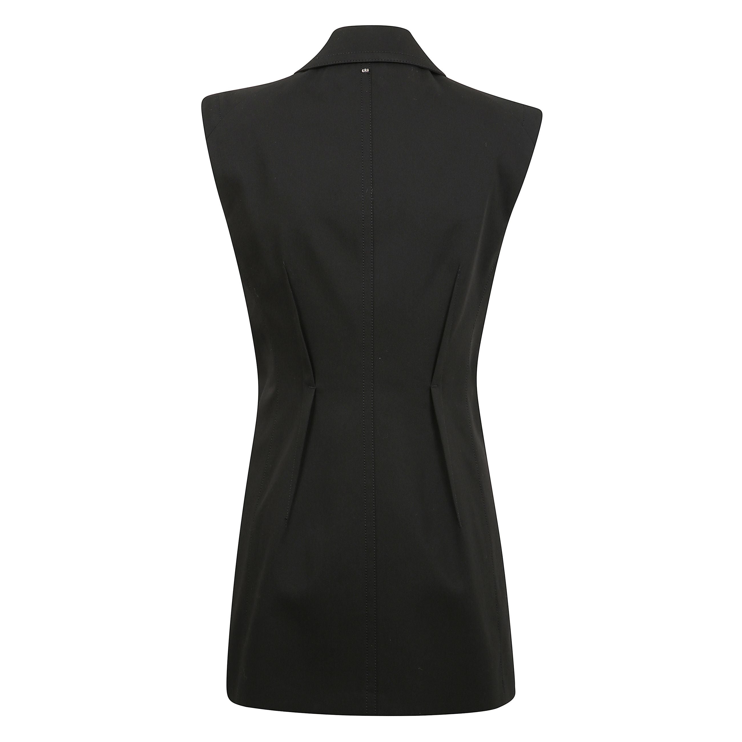 Giacca smanicata in puro cotone.