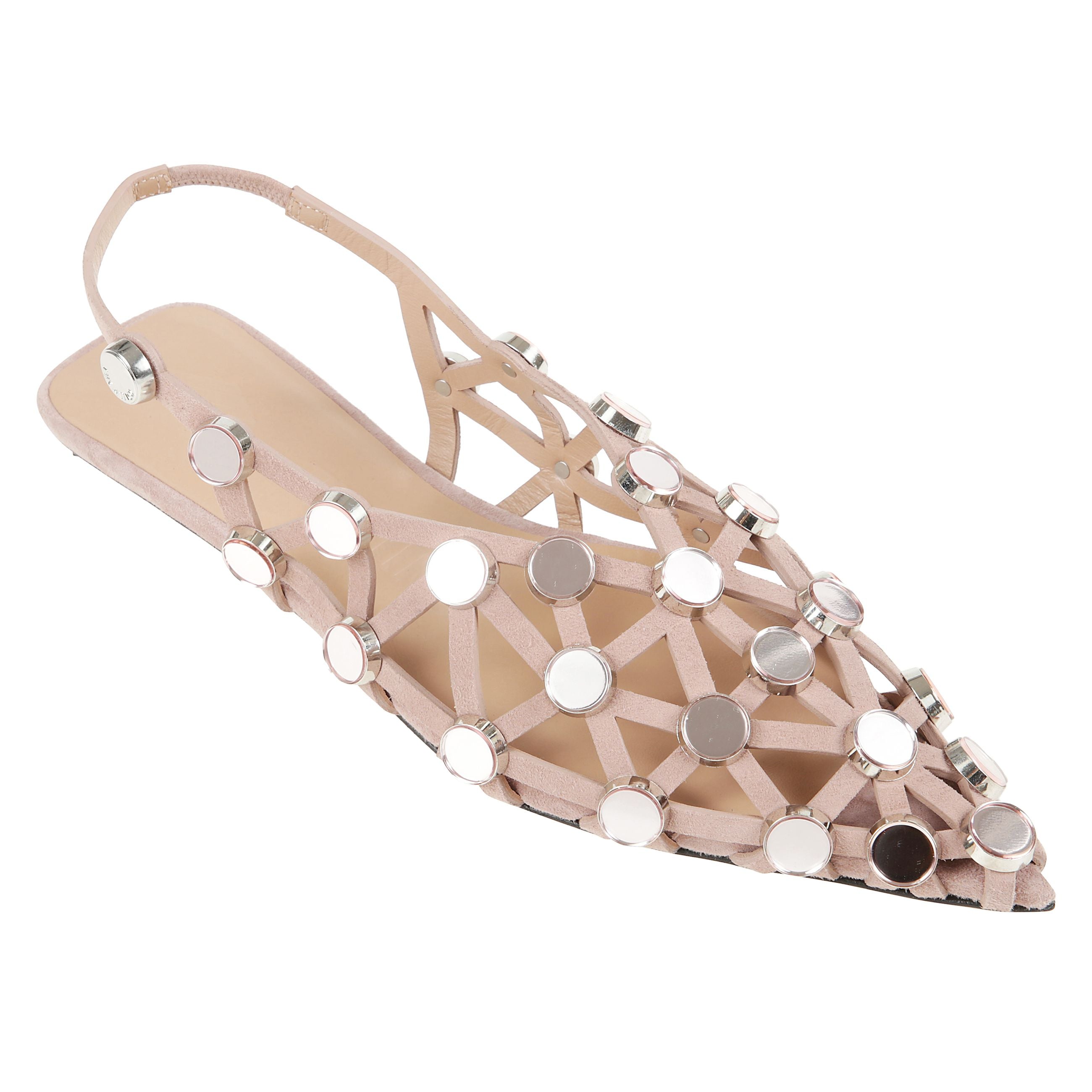 Ballerine grid con cinturino posteriore