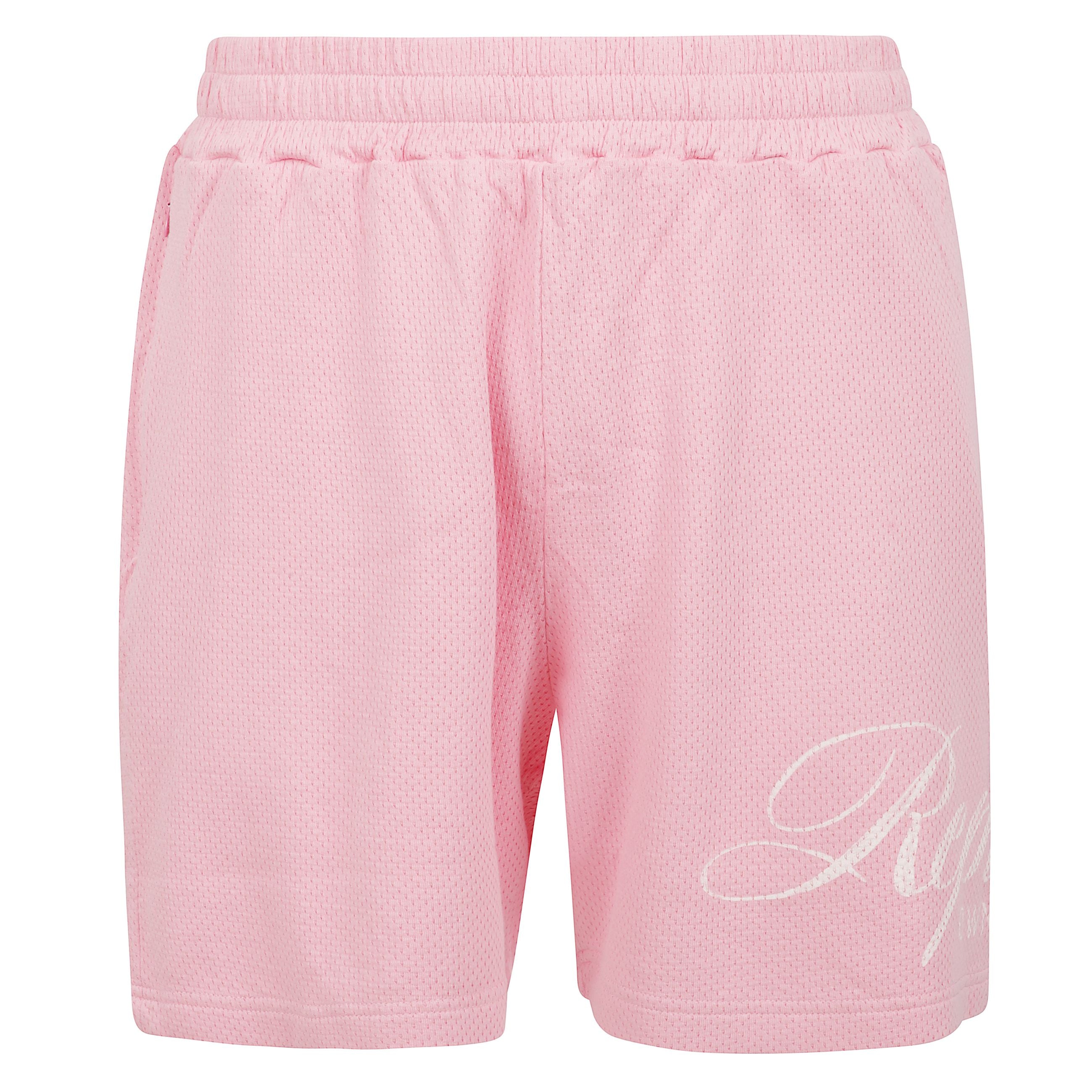 I pantaloncini represent combinano il comfort quotidiano con lo streetwear di lusso. tagliato da premium, tessuto traspirante in mesh di cotone, i pantaloncini rilassati presentano un design elegante con una stampa logo script contrasto, vita elastica con