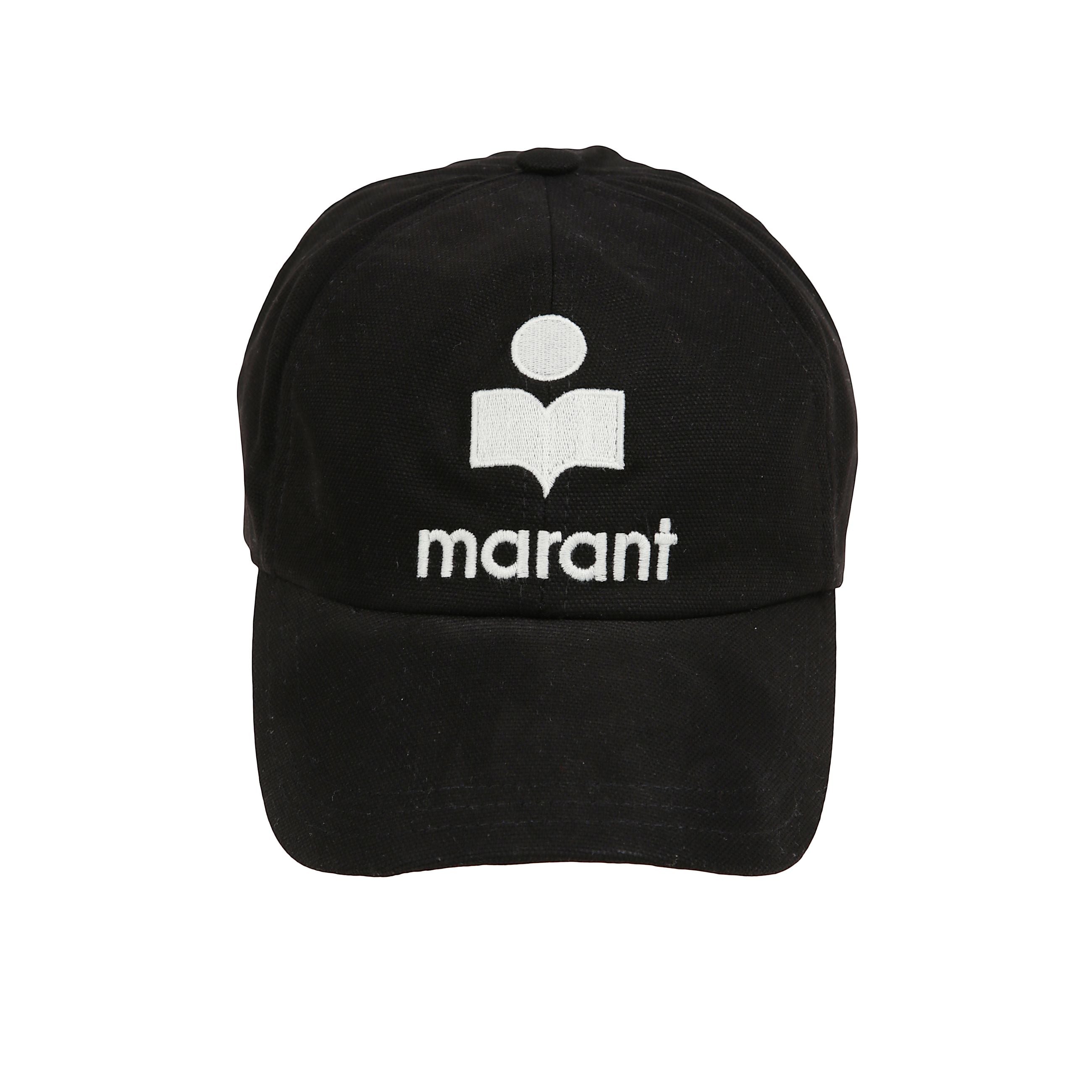 Berretto in tela di cotone con logo â€œmarantâ€ ricamato a contrasto sul davanti, visiera curva
e linguetta di regolazione sul retro.