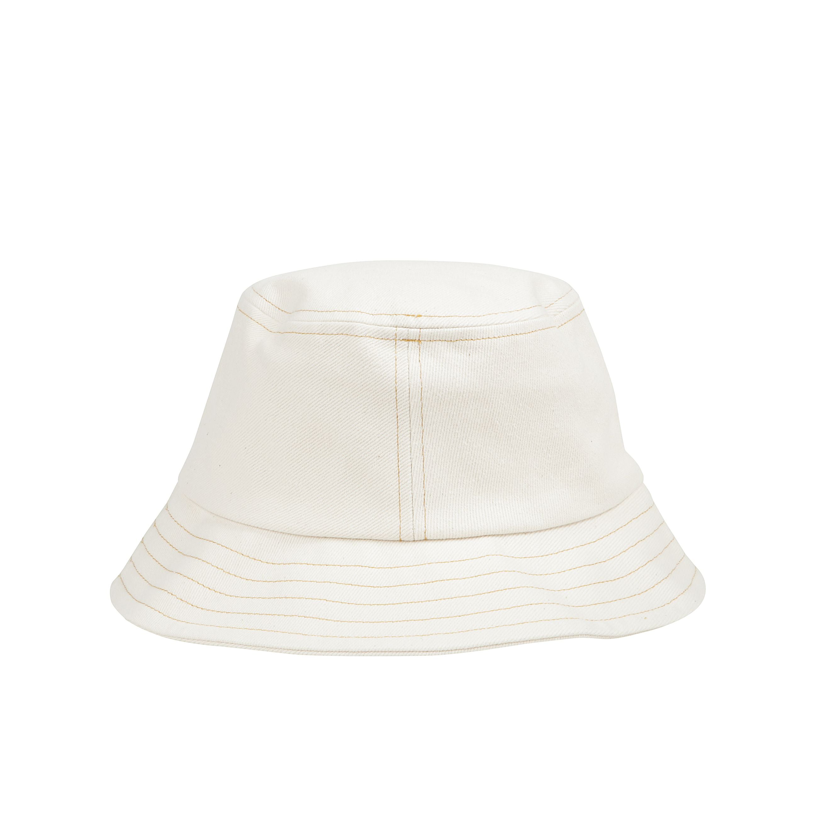 Cappello a secchiello con ricamo ami de coeur in cotone