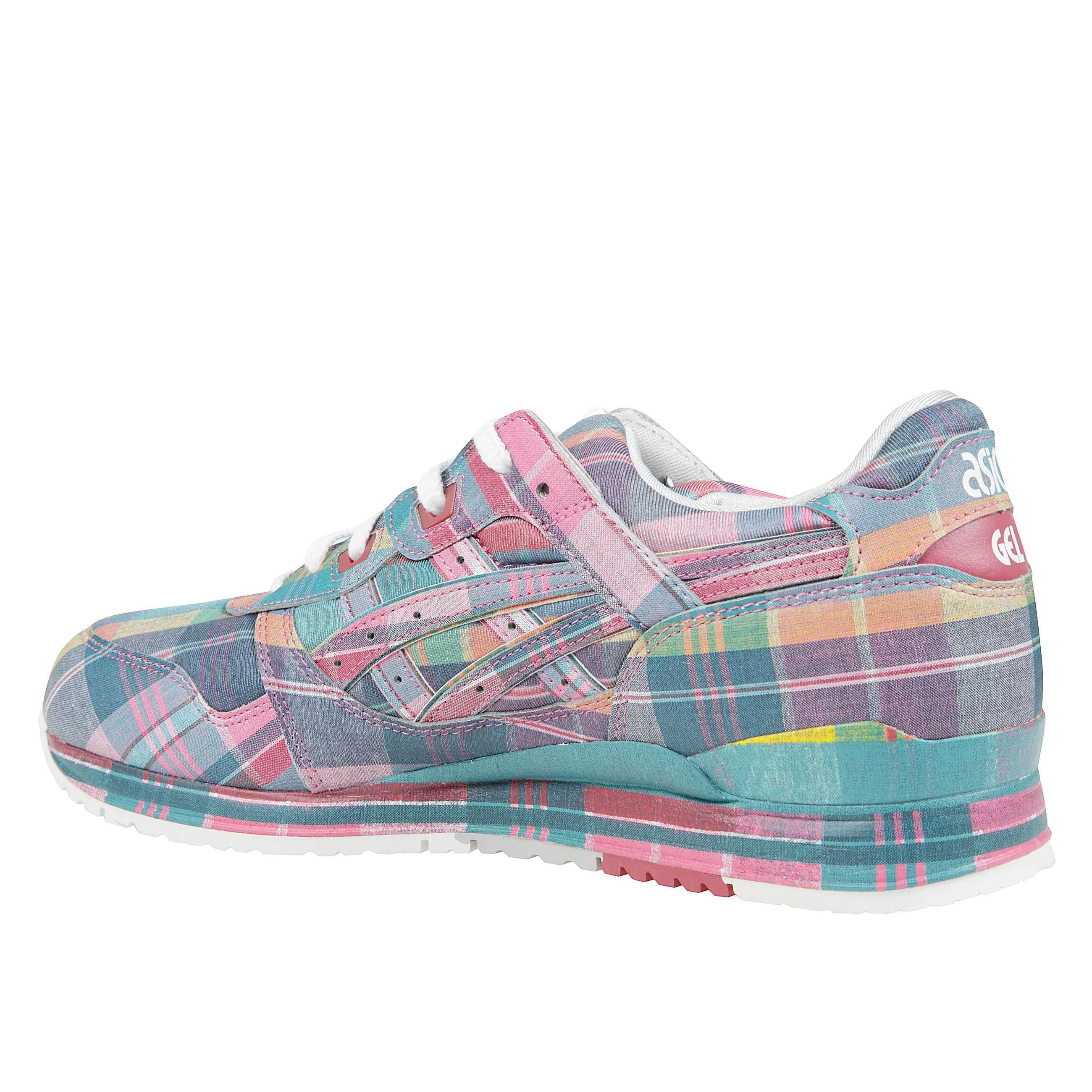 Mens sneakers x asics con chiusura frontale con lacci, logo sul tallone, caratteristica tecnologia gelÂ ammortizzante e suola piatta in gomma