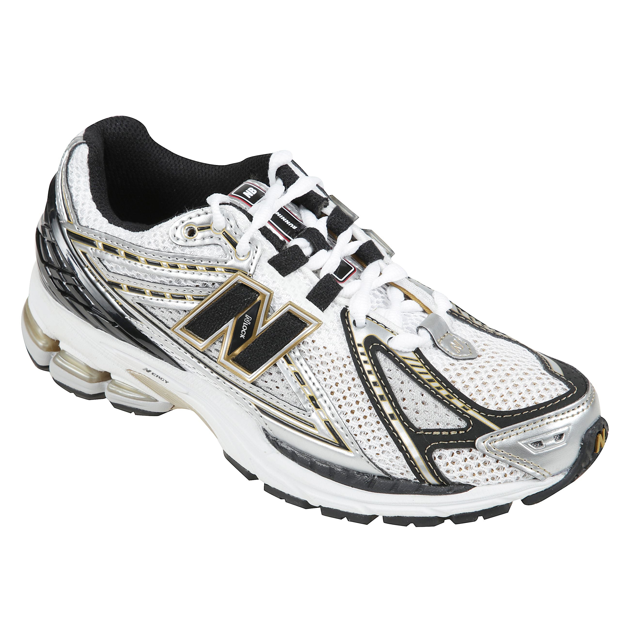 Sneakers new balance modello 1906 realizzate in mesh con inserti in ecopelle, allacciatura frontale, suola n-ergy , intersuola con tecnologia abzorb sns, stability web per un maggiore supporto nell'arcata plantare e logo n laterale.