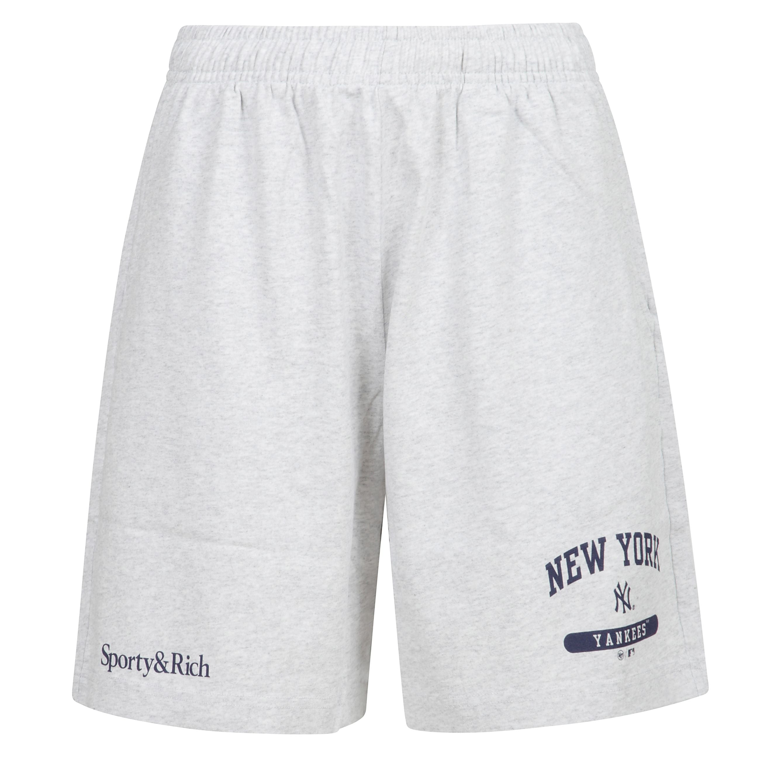 Shorts in tuta con vita elasticizzata, logo a contrasto