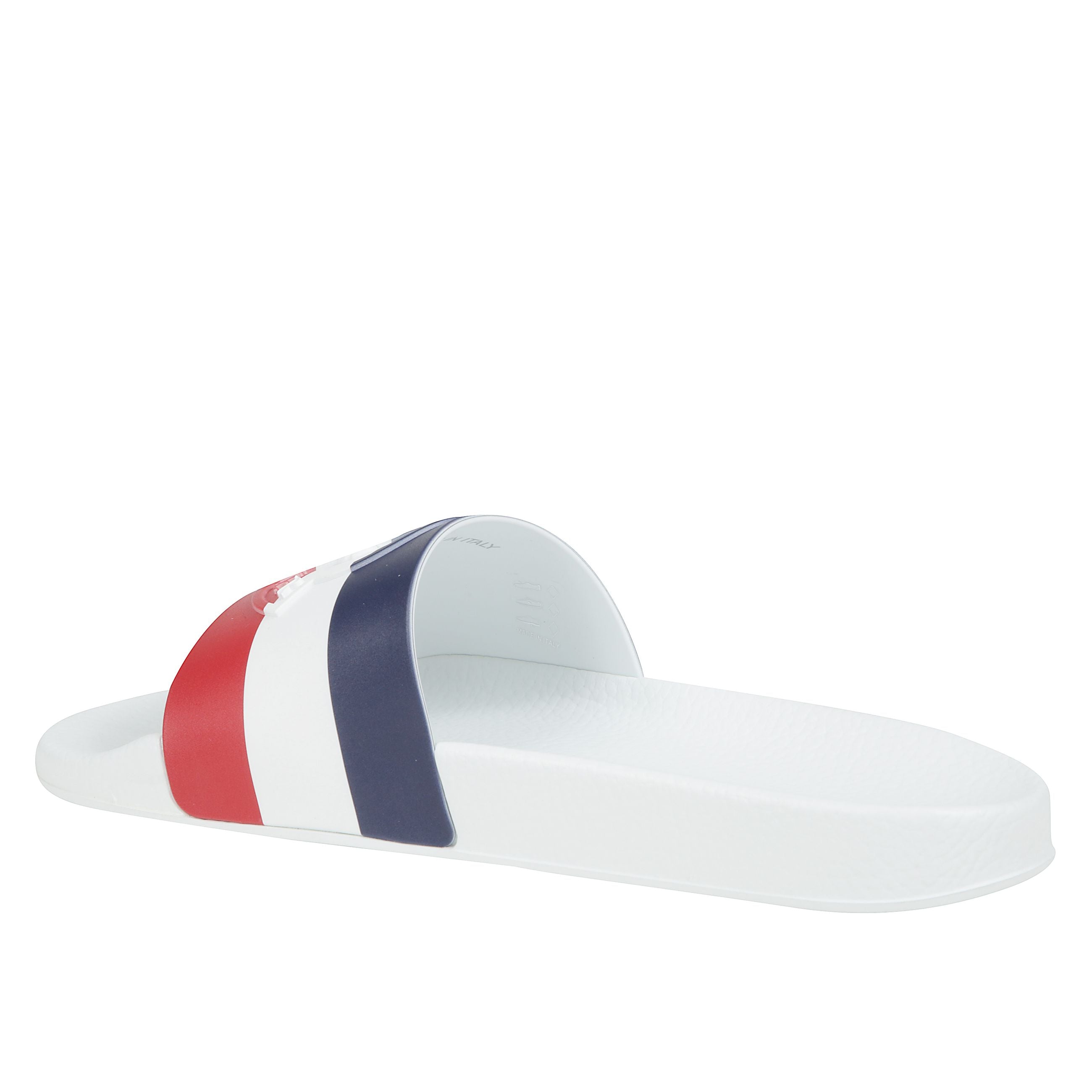 Basile slides shoes con fascia logata e suola in gomma