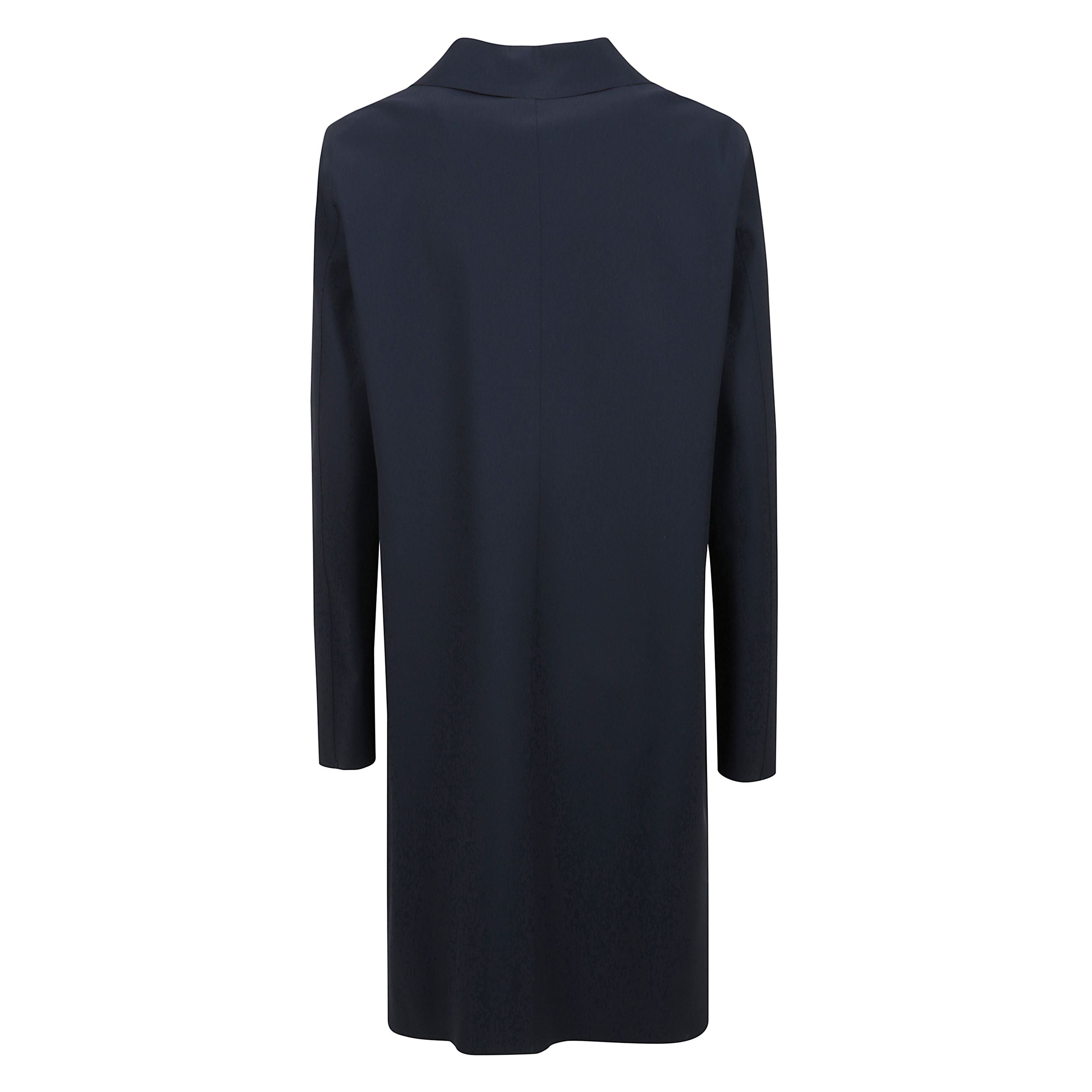 Cappotto monopetto in jersey tecnico