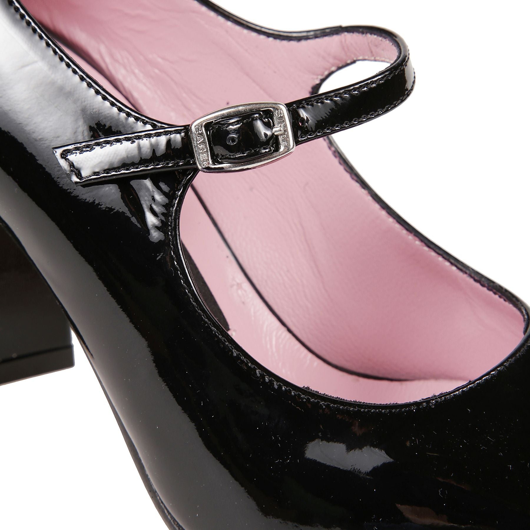 Nappa leather-black patent leather