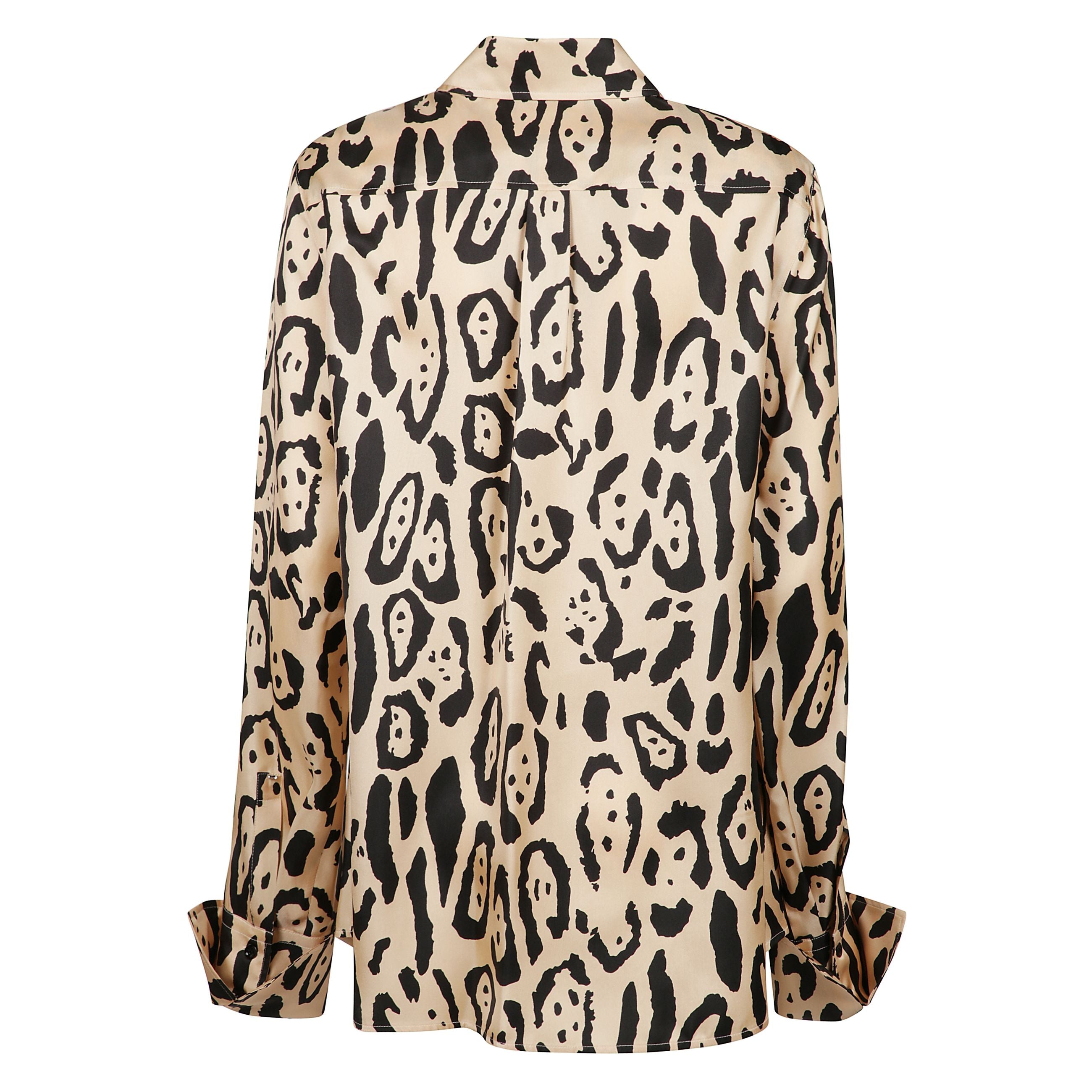 Camicia armony in pura seta con abbottonatura chiusura frontale