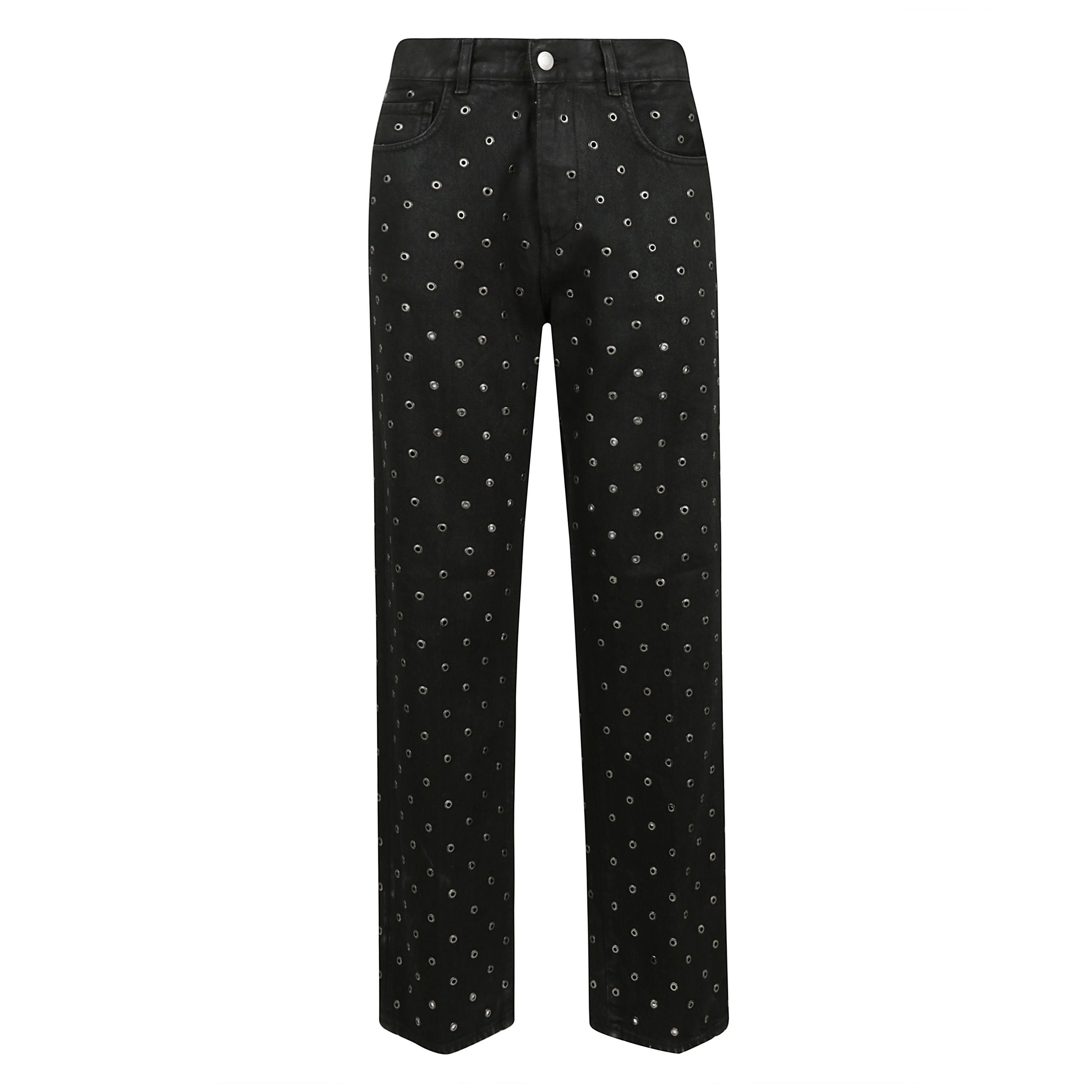 Jeans bonnie con borchie