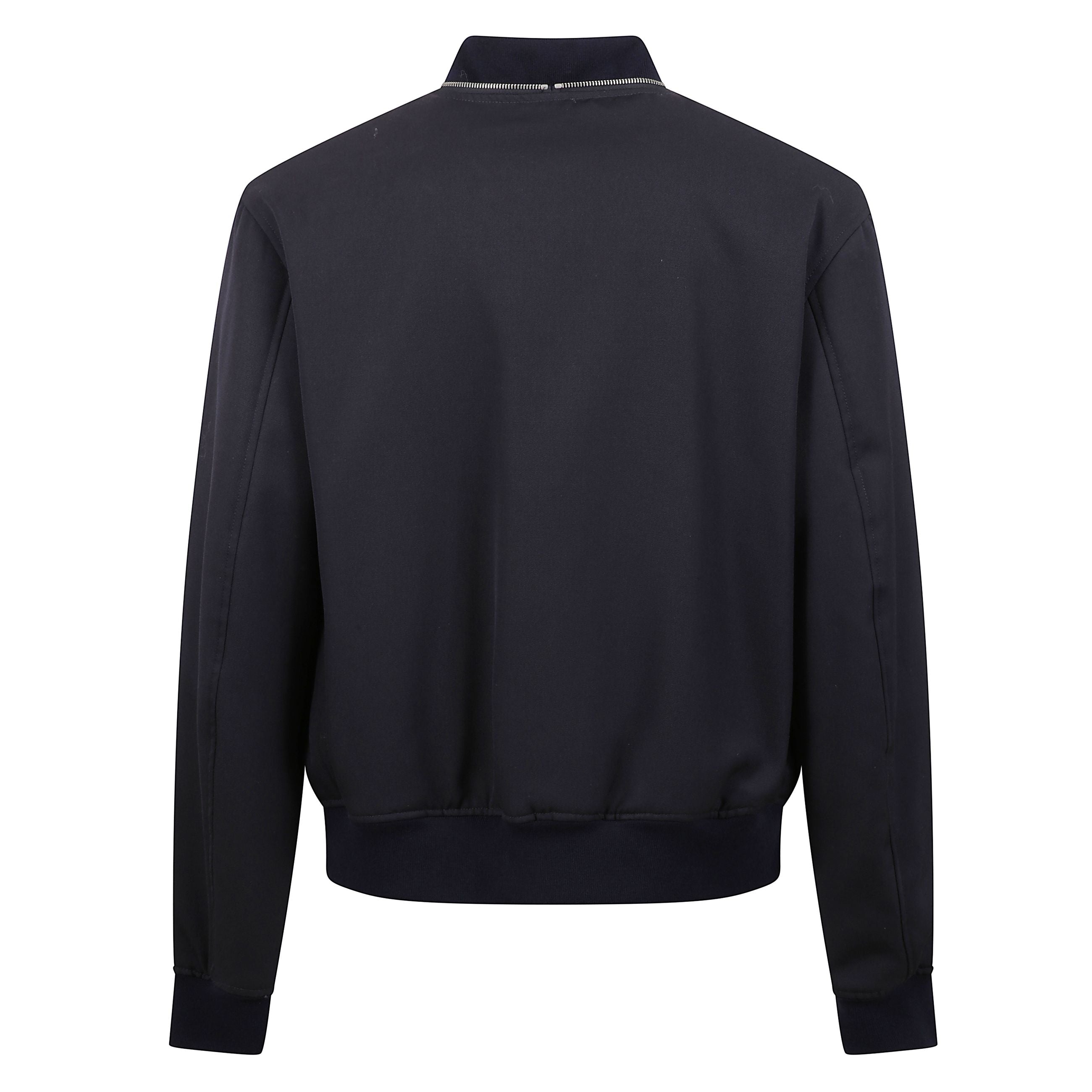 Giacca bomber in cotone. chiusura frontale con zip. colletto, polsini e orlo a costine. tasche laterali a filetto.