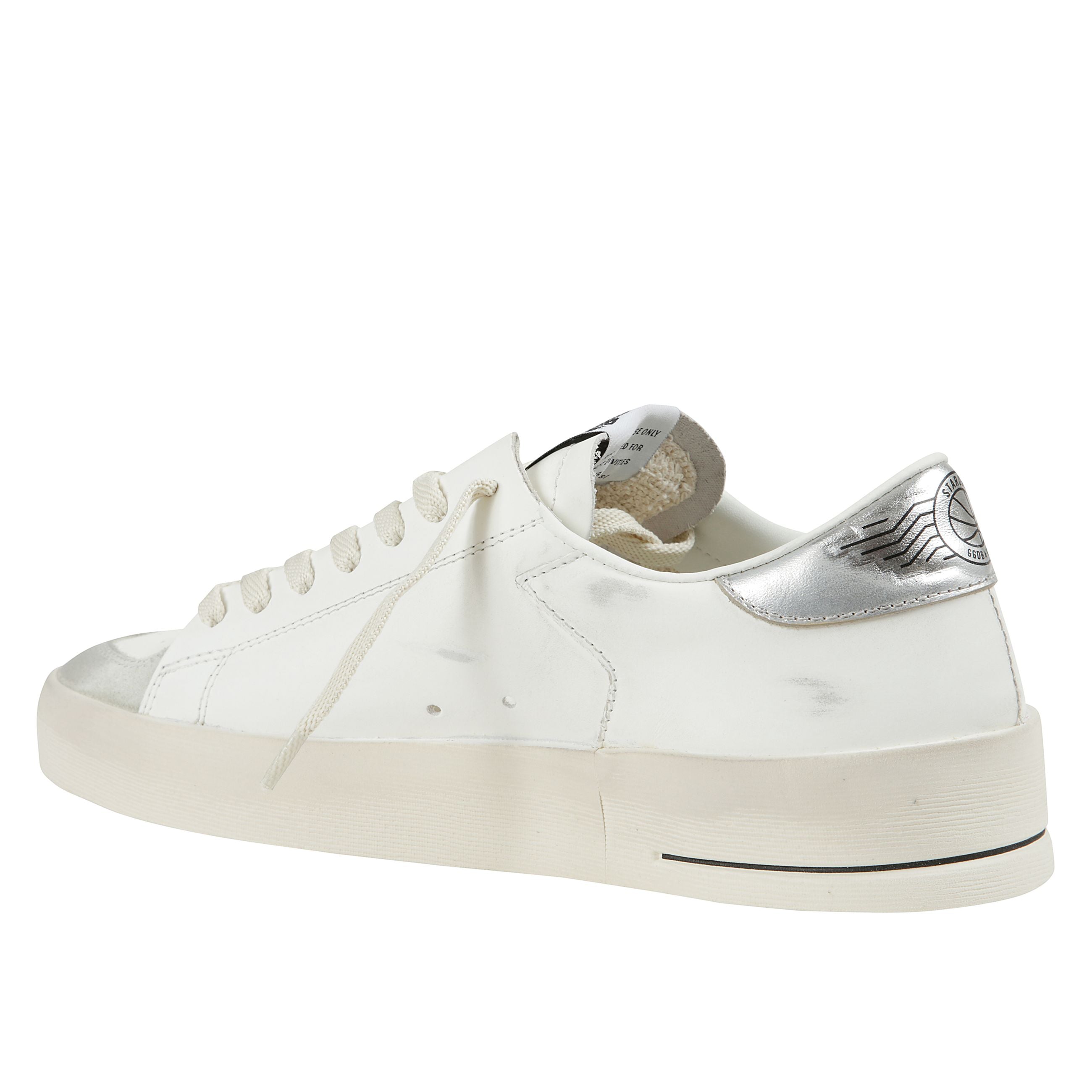 Sneakers stardan in pelle con dettagli argento