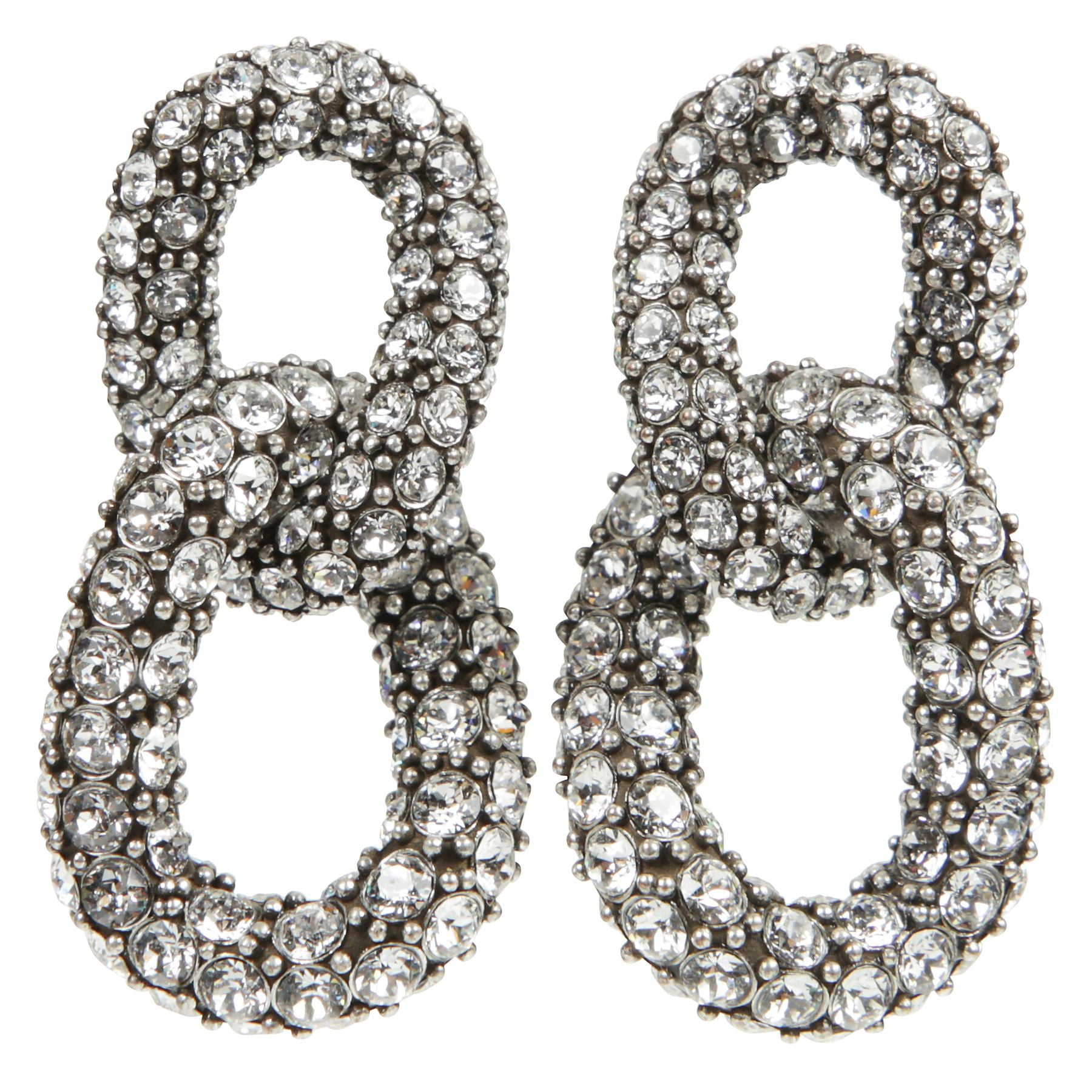 Orecchini funky ring
orecchini con strass funky ring
orecchini a catena
modello in ottone argentato e strass
pendente a doppio anello
chiusura a farfalla
altezza: 4,5 cm